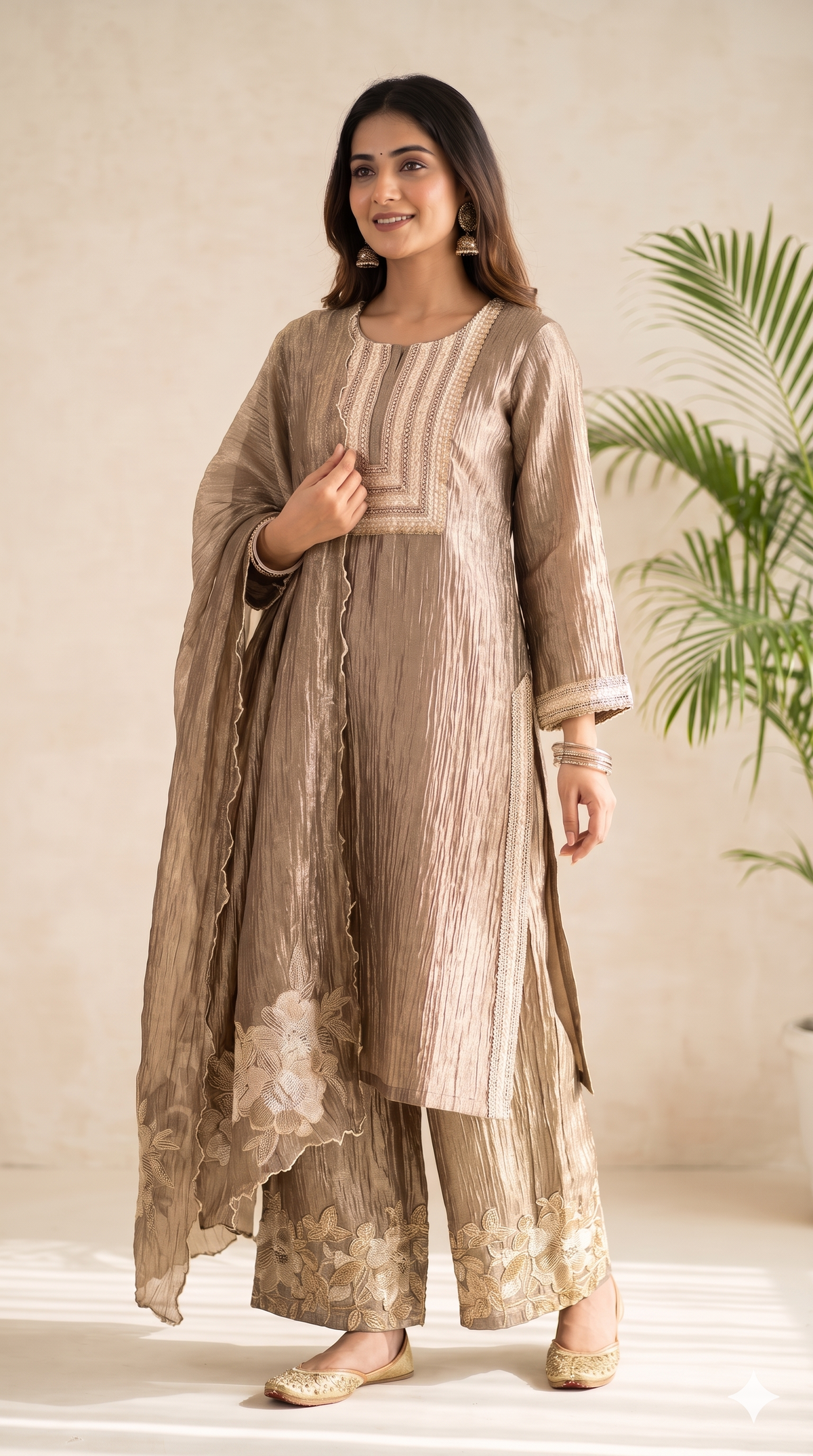 Eira Brown Suit Set
