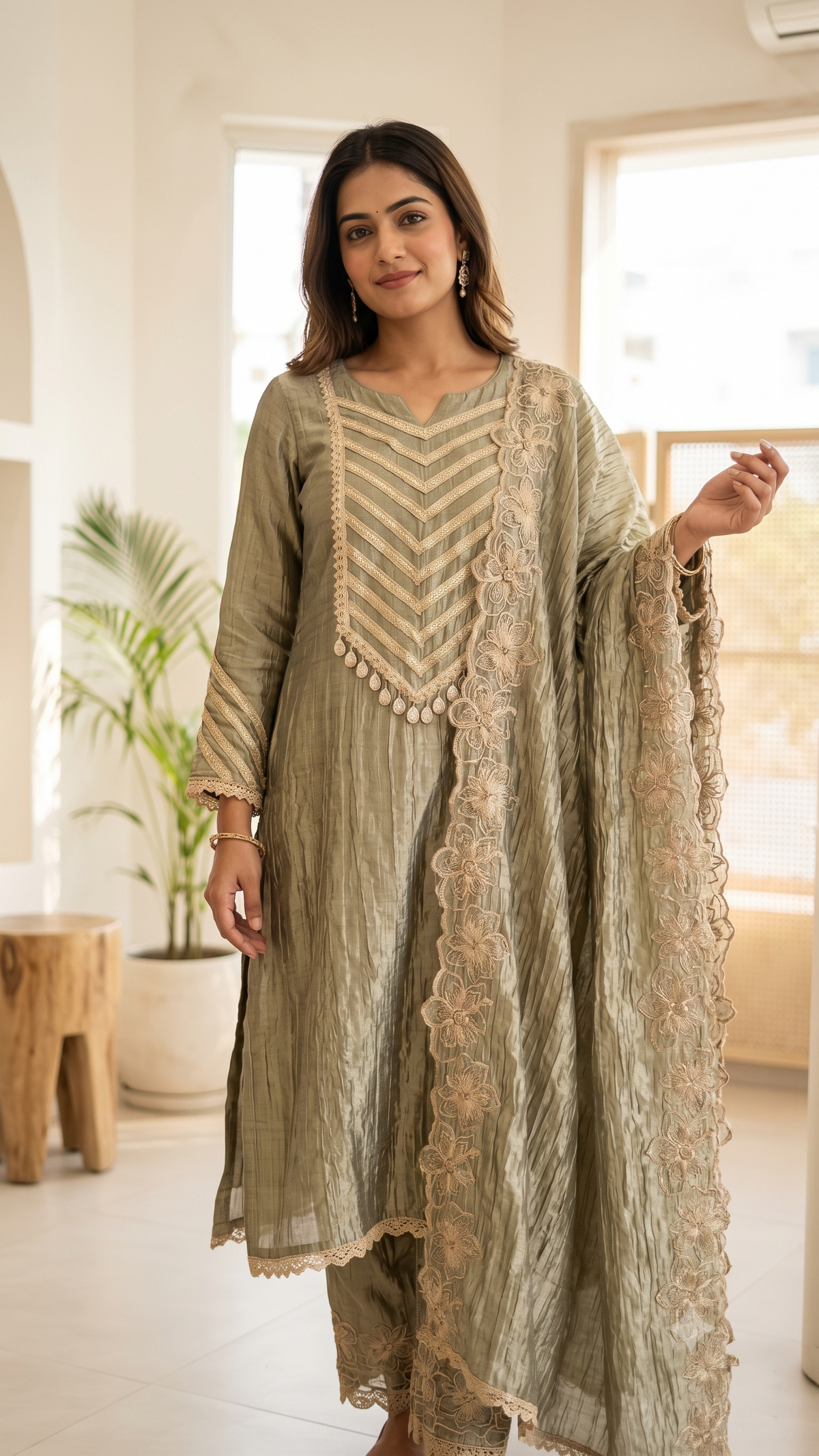 Eshma Grey Suit Set