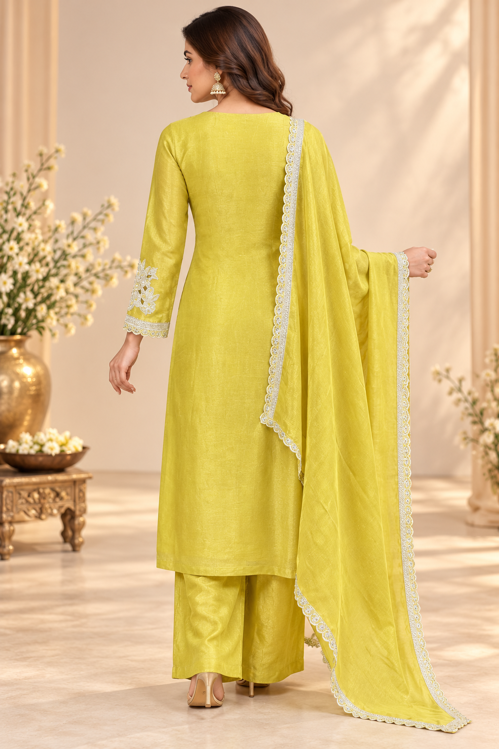 Syha Yellow Suit Set