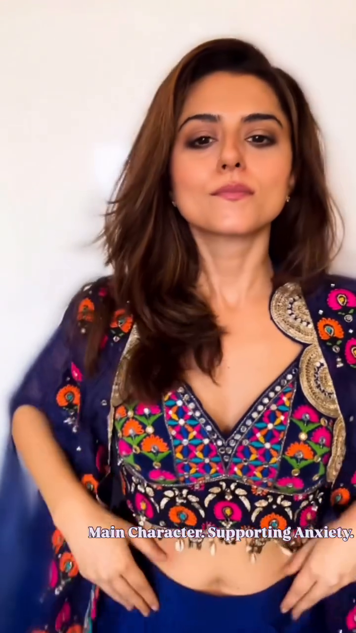 Ridhi Dogra In Vanya Drape Dhoti with Short Blouse and Cape