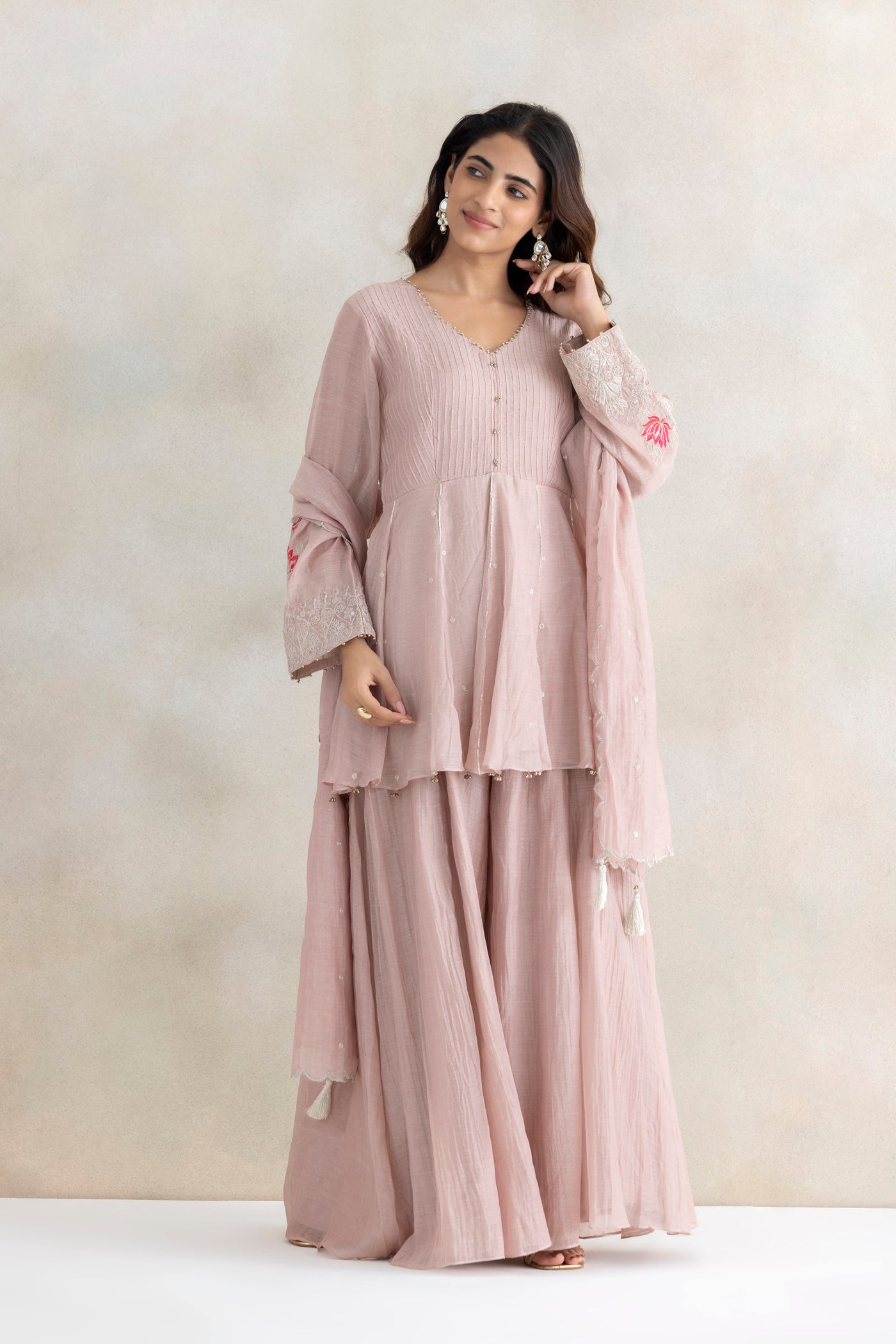 Noor Zari Kalidar Set
