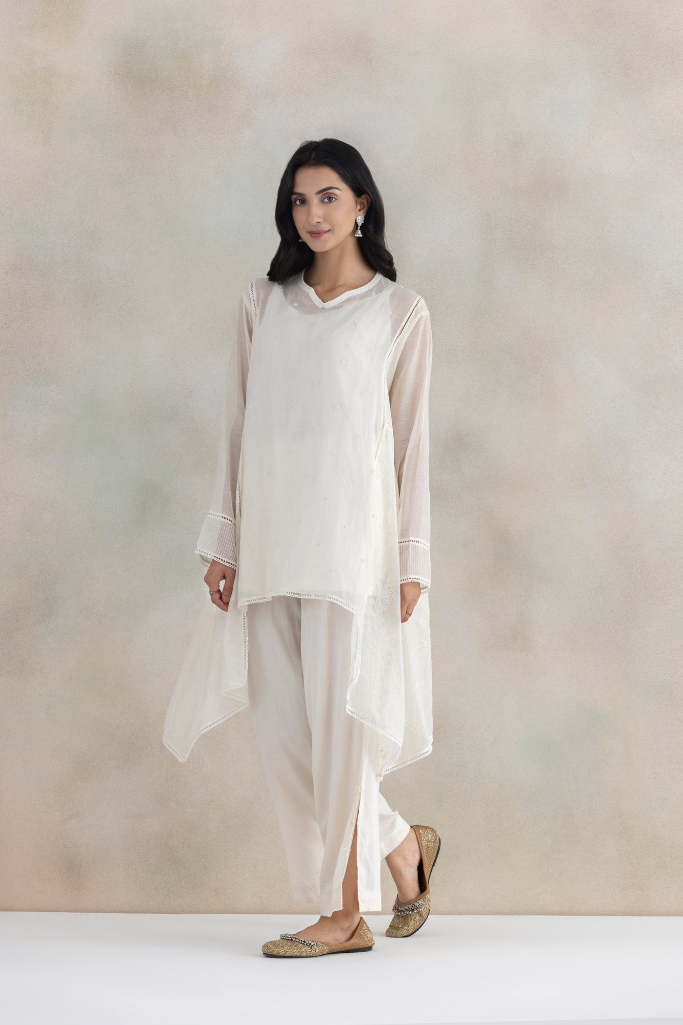 Kaya Drop Cut Kurta Set