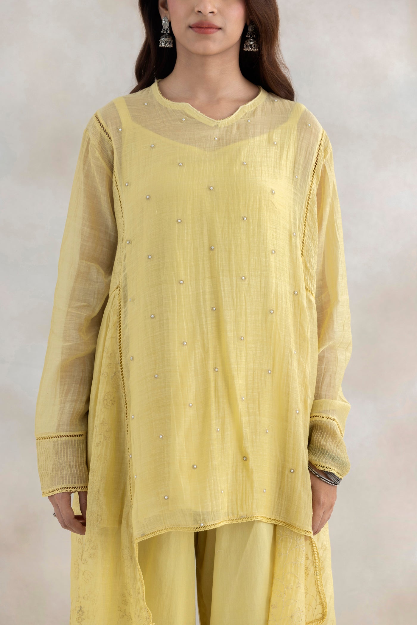 Kaya Drop Cut Kurta Set
