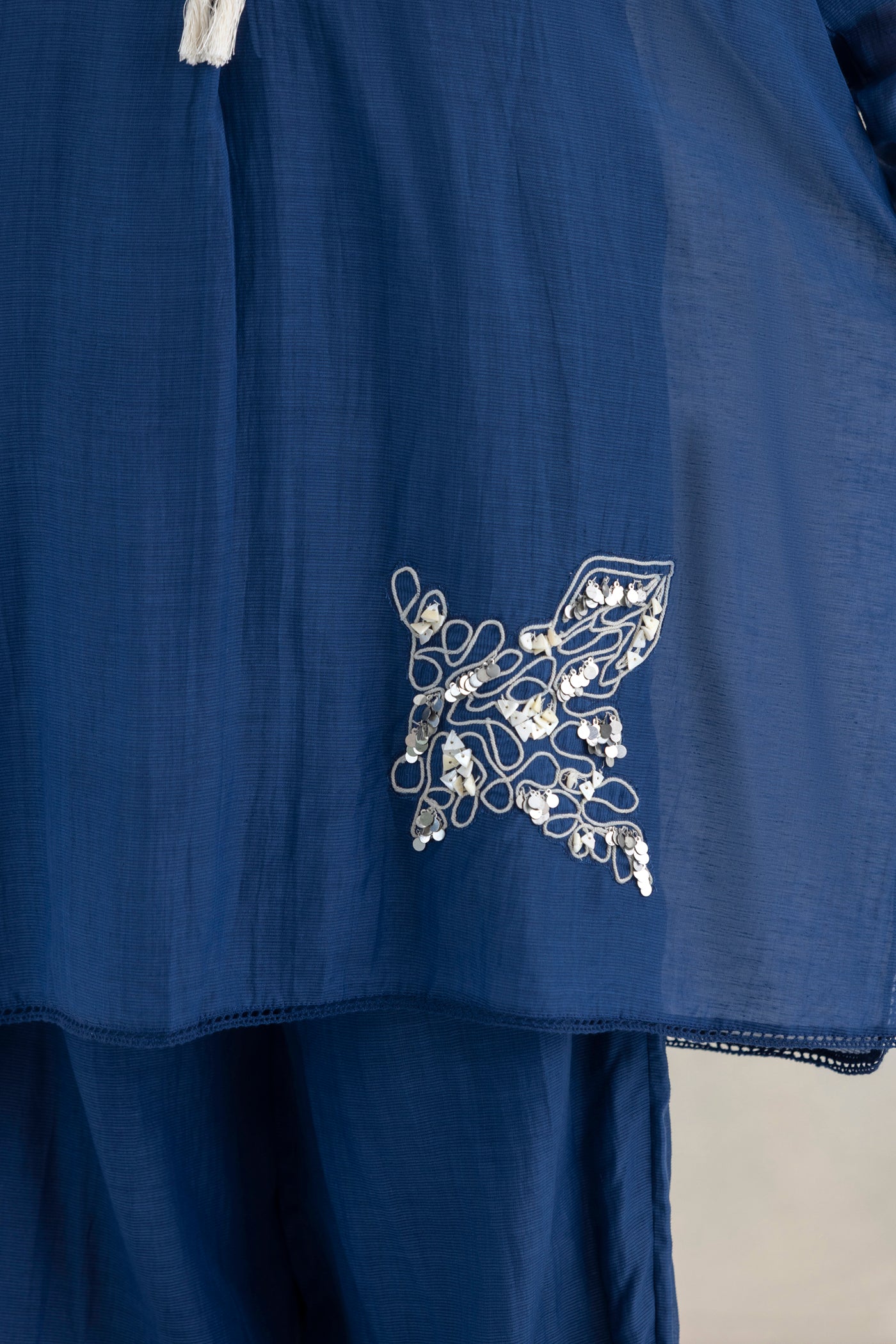 Dori Linen Kurta Set