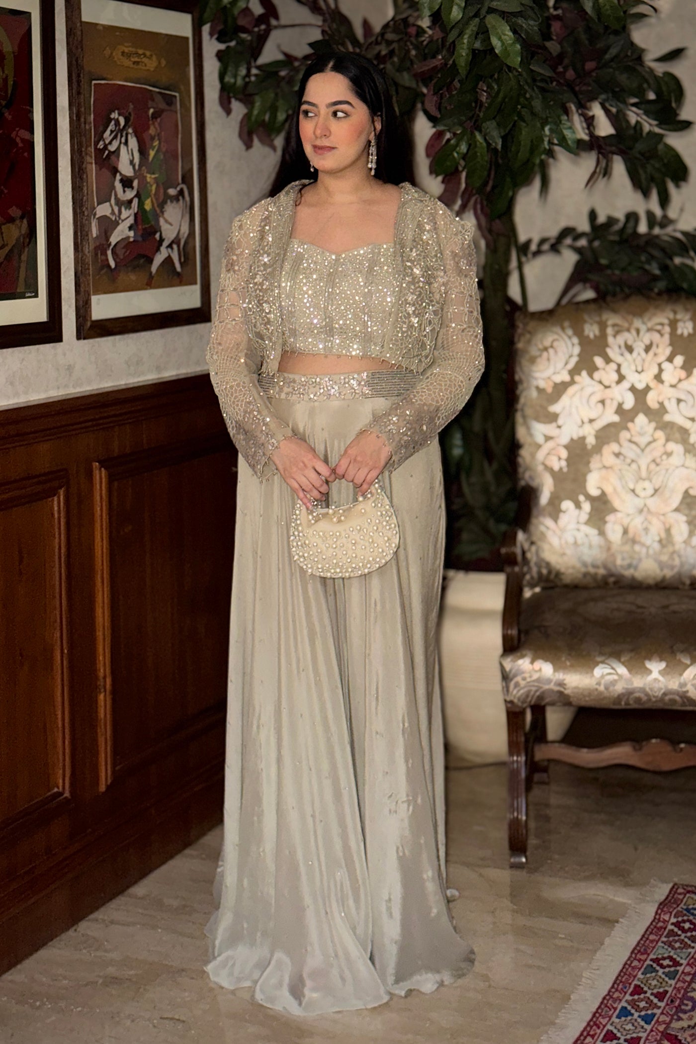 Jasnoor In Kaia Jacket Ensemble