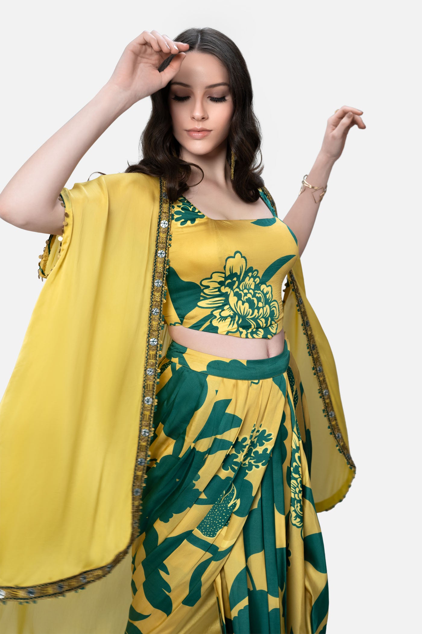 Mehak Jain In Delicate Dhoti Dazzle Set