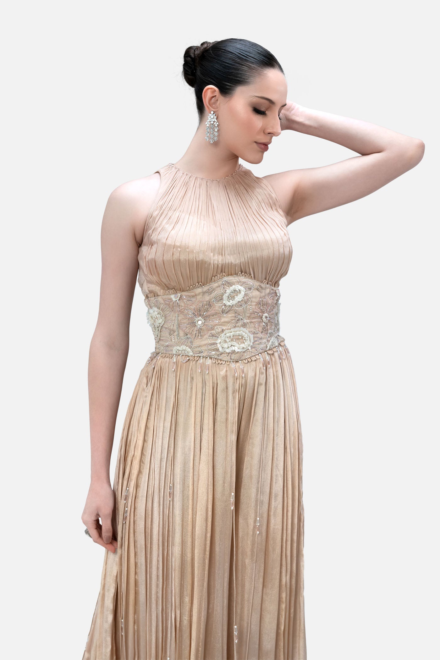 Diva jumpsuit with belt