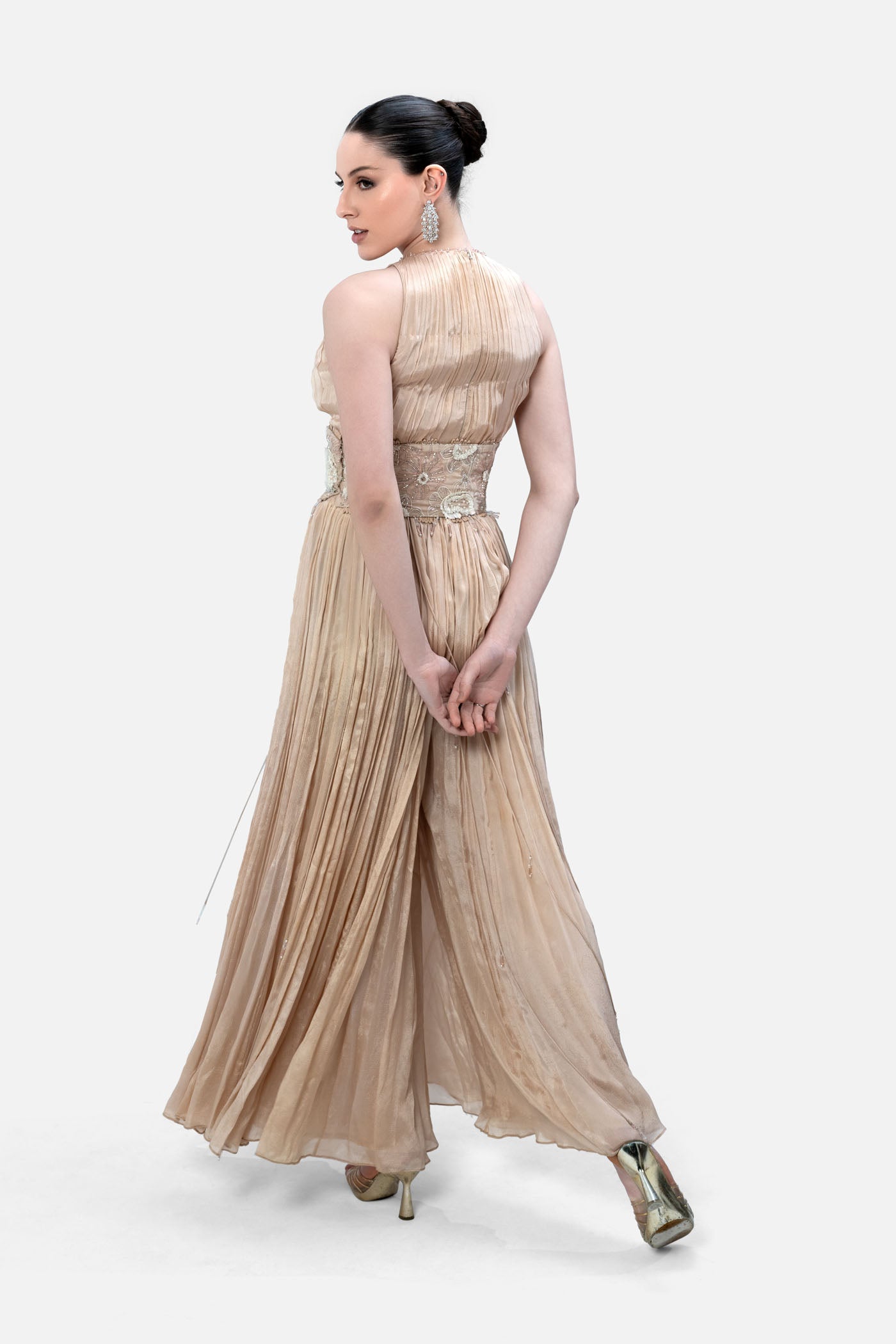 Diva jumpsuit with belt