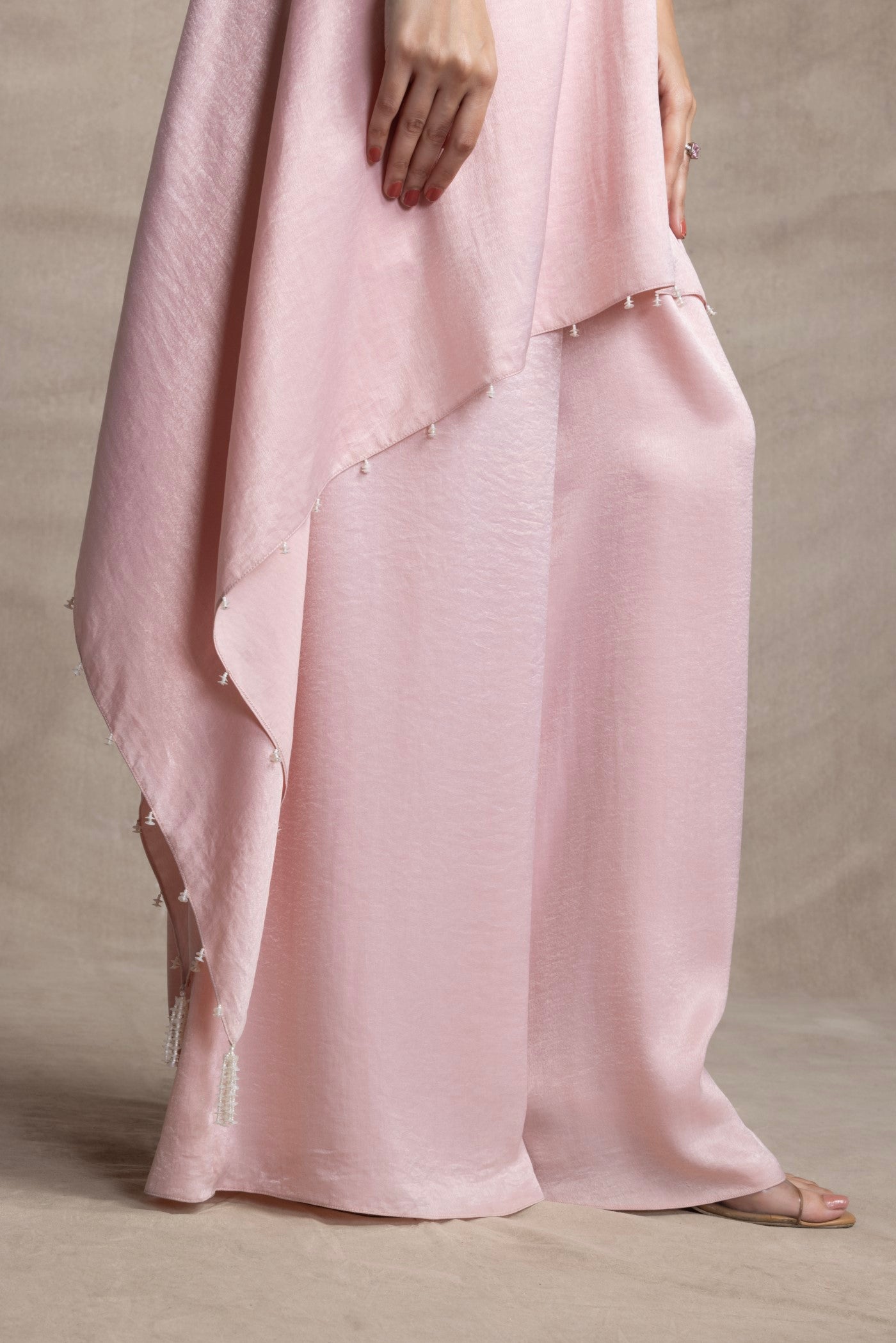 Kina One Shoulder Kaftan Set