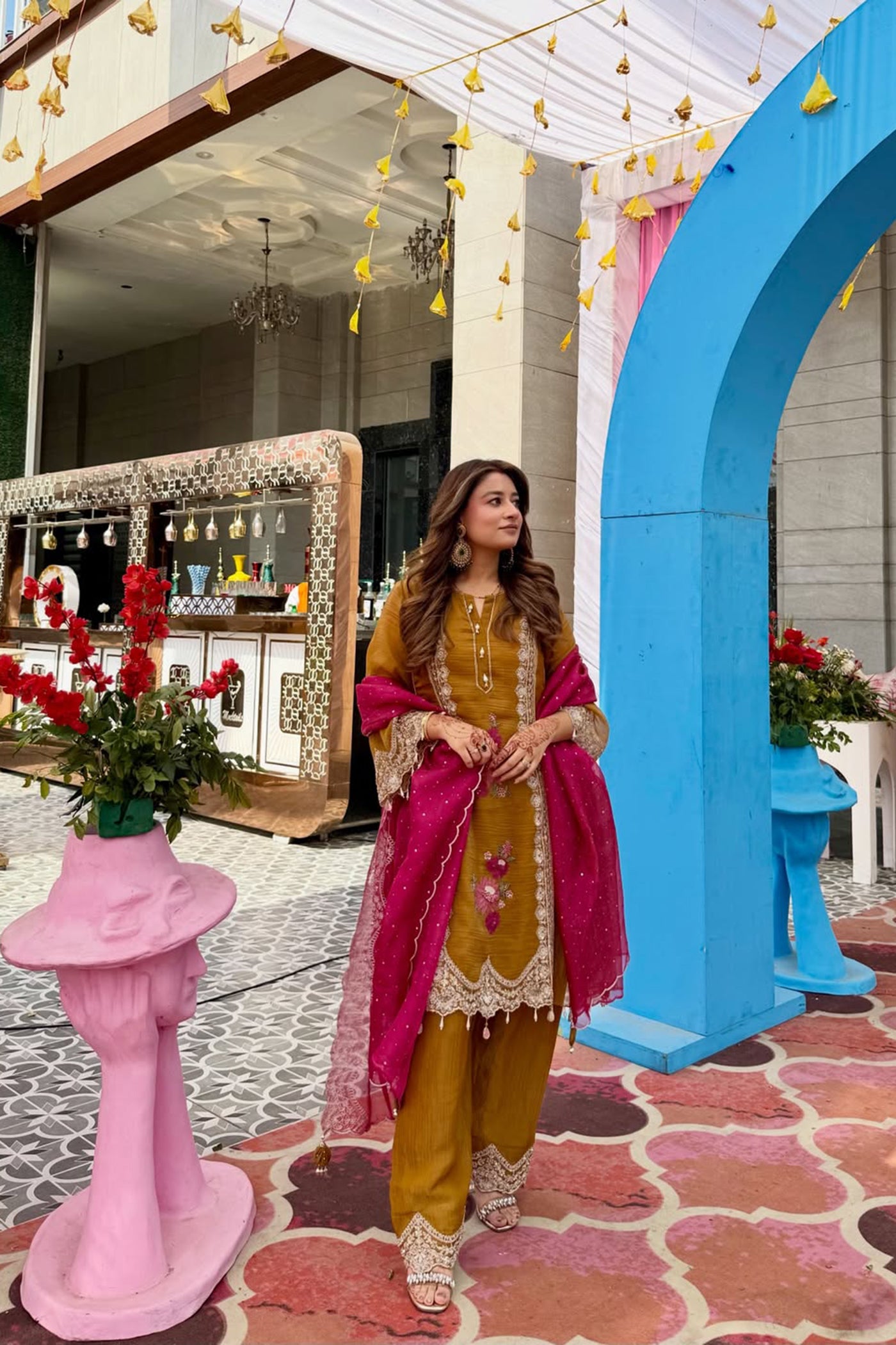 Ritika Bhandari Kedia In Noorika Garara Set