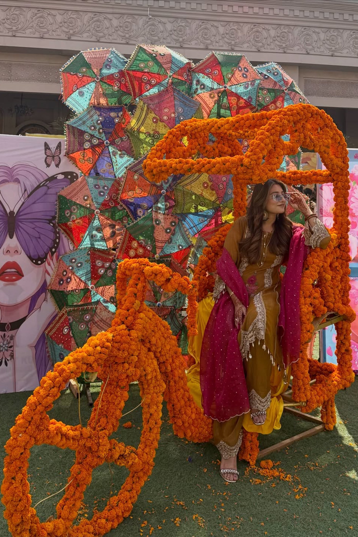 Ritika Bhandari Kedia In Noorika Garara Set