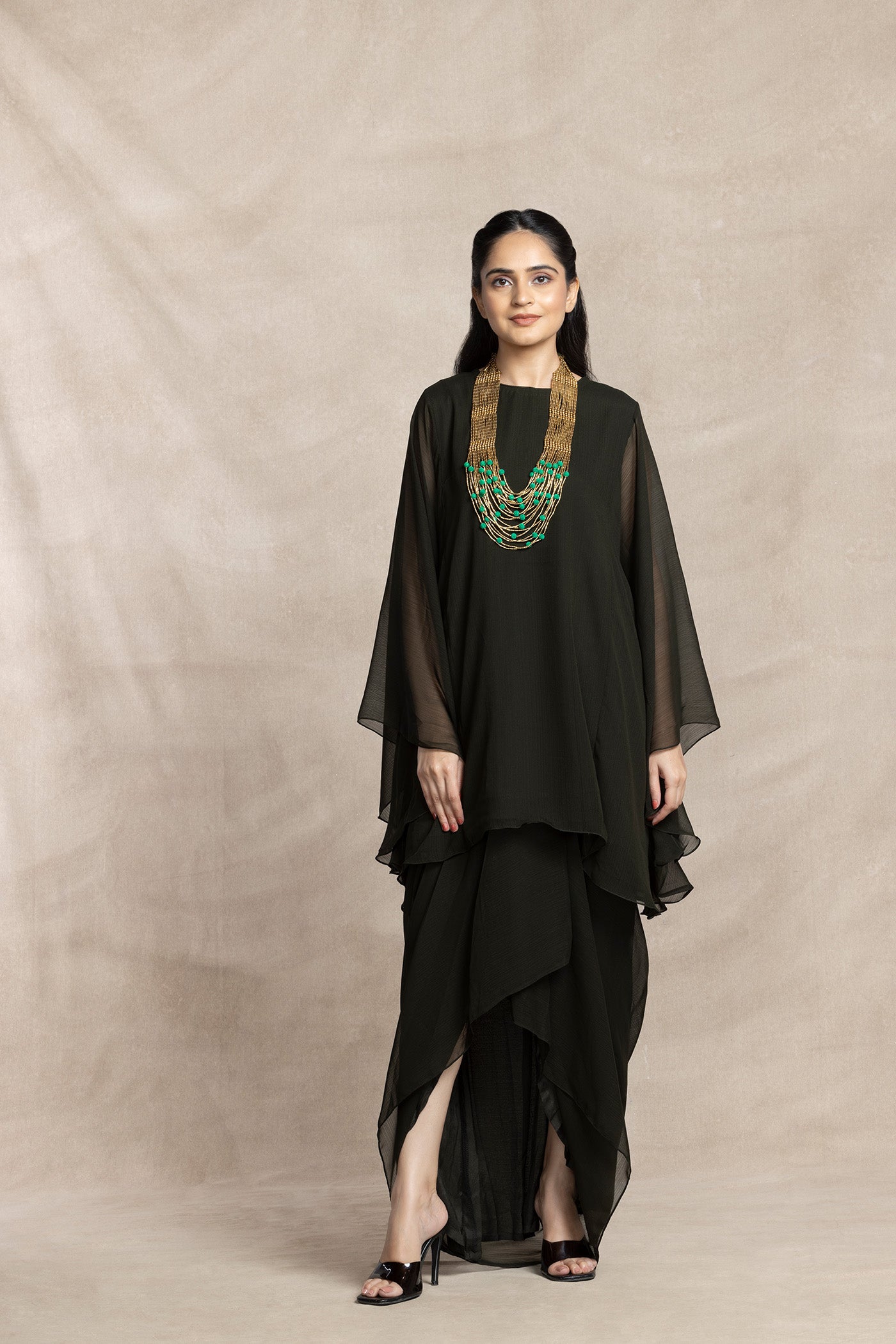 Deneb Drape Dhoti Set