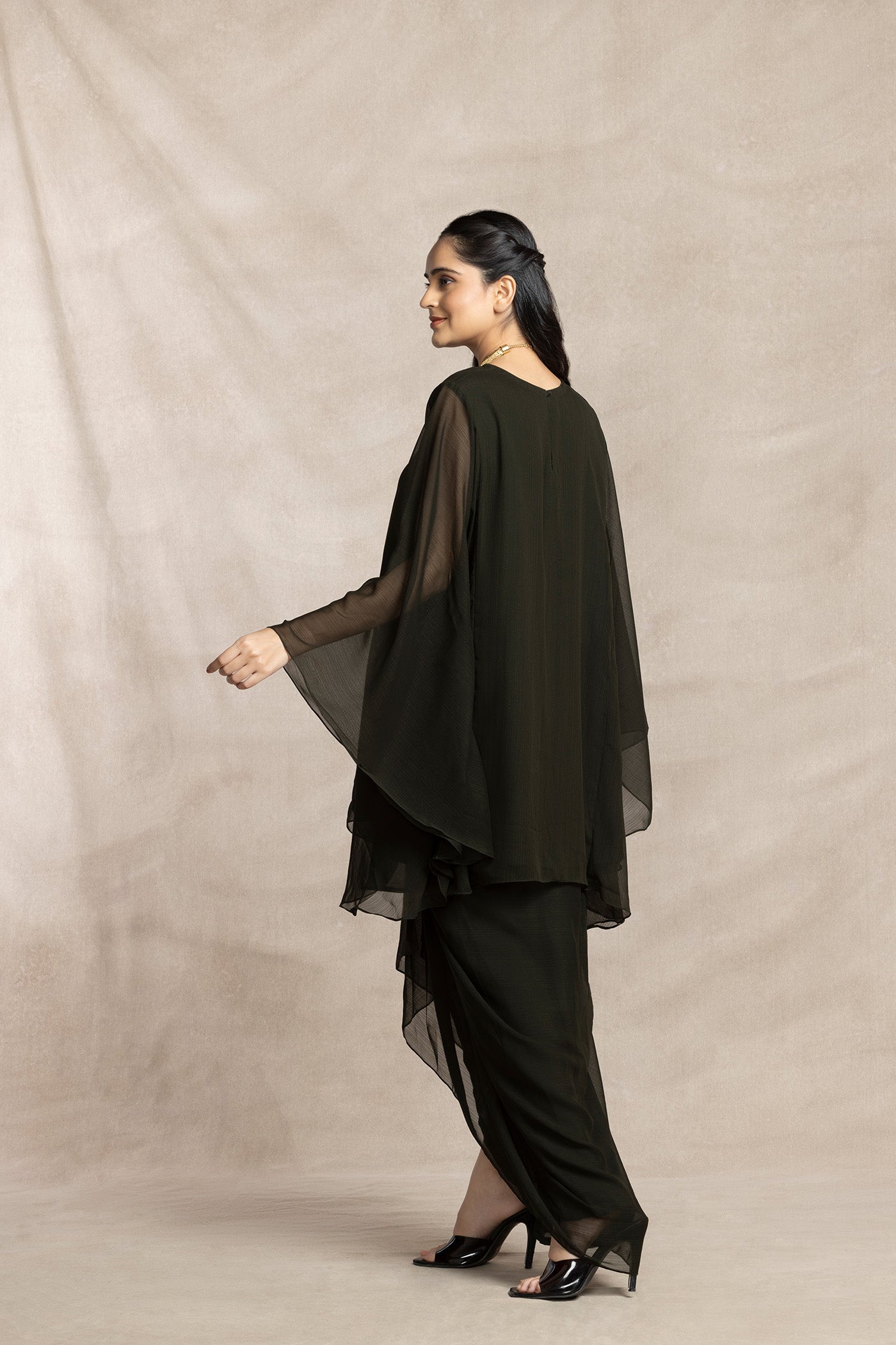 Deneb Drape Dhoti Set