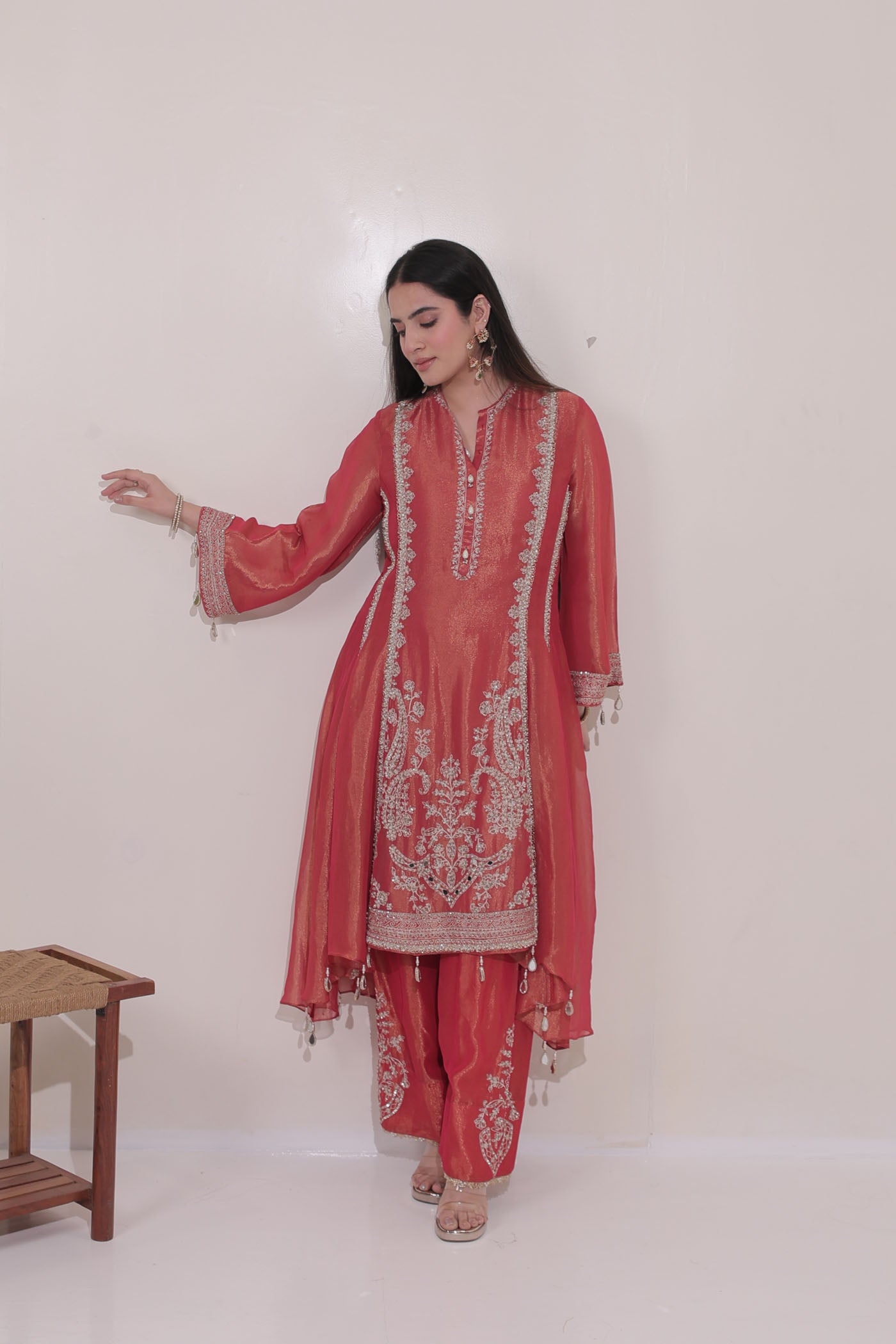Inaaya Farsan Salwar Suit Set With Dupatta