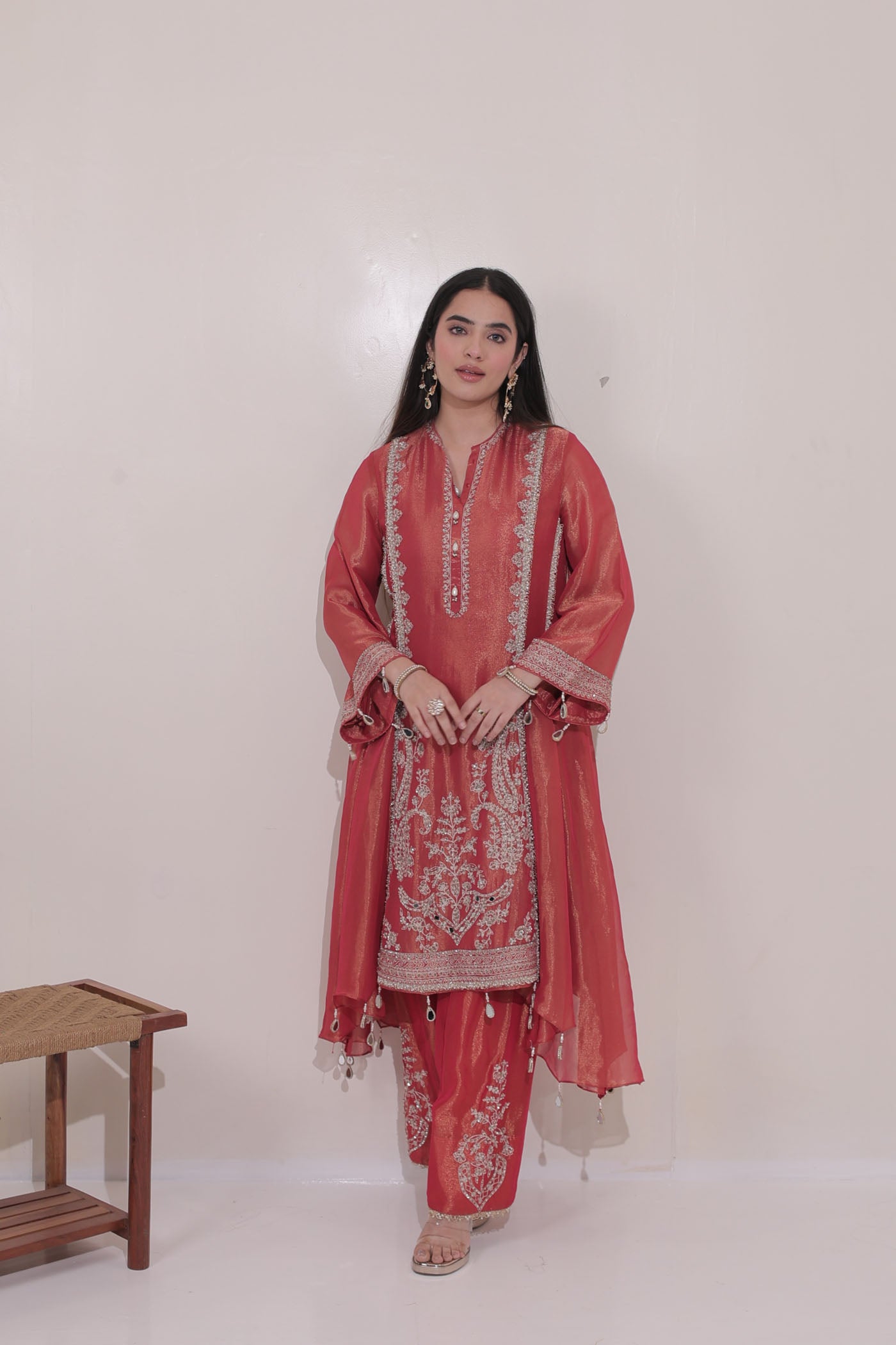 Inaaya Farsan Salwar Suit Set With Dupatta