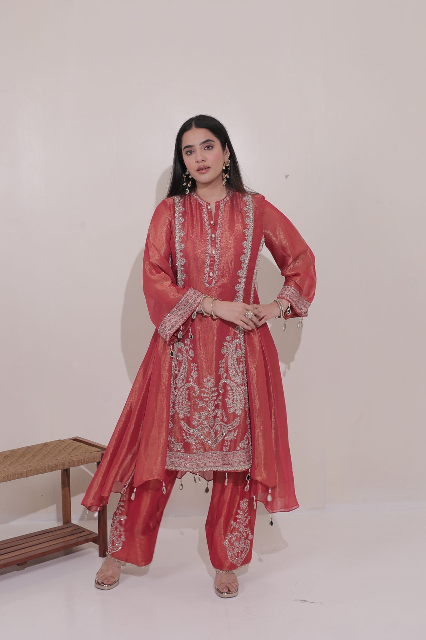 Inaaya Farsan Salwar Suit Set With Dupatta