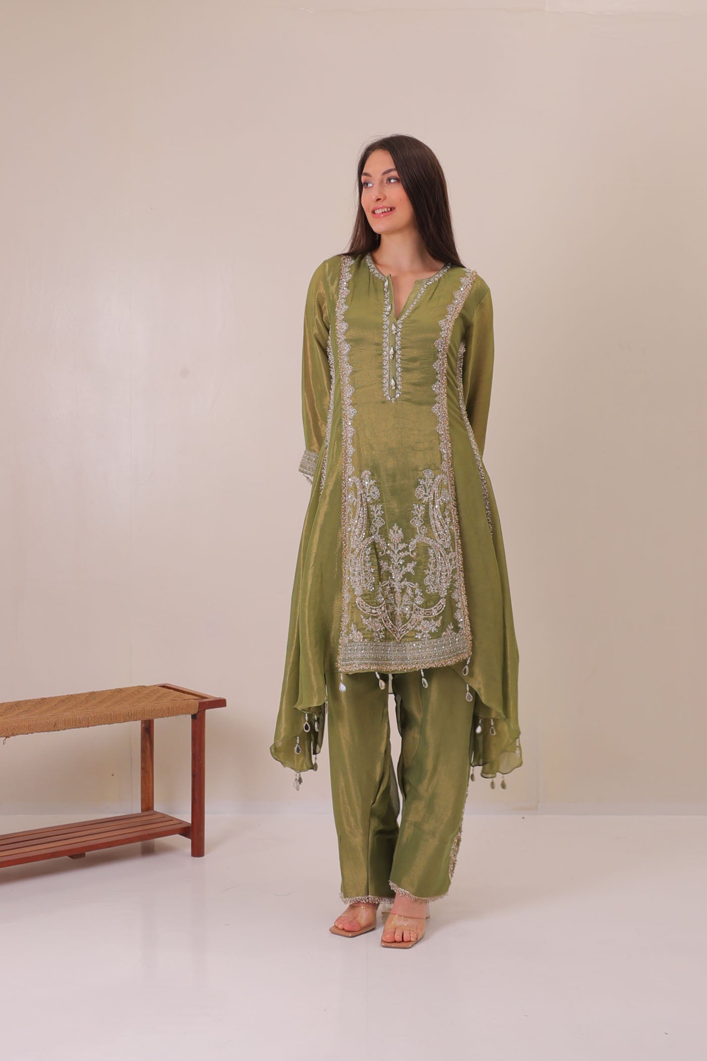 Inaaya Farsan Salwar Suit Set With Dupatta