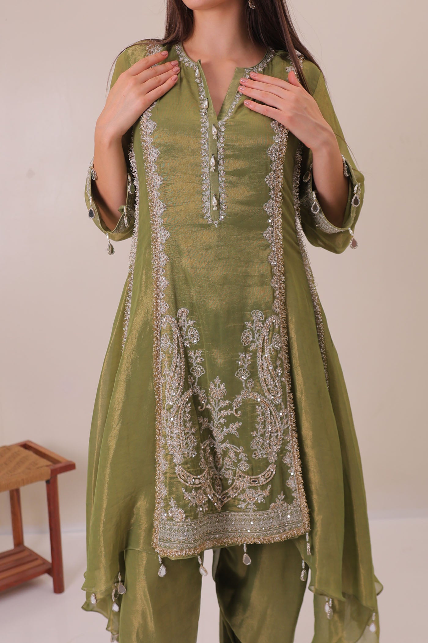 Inaaya Farsan Salwar Suit Set With Dupatta