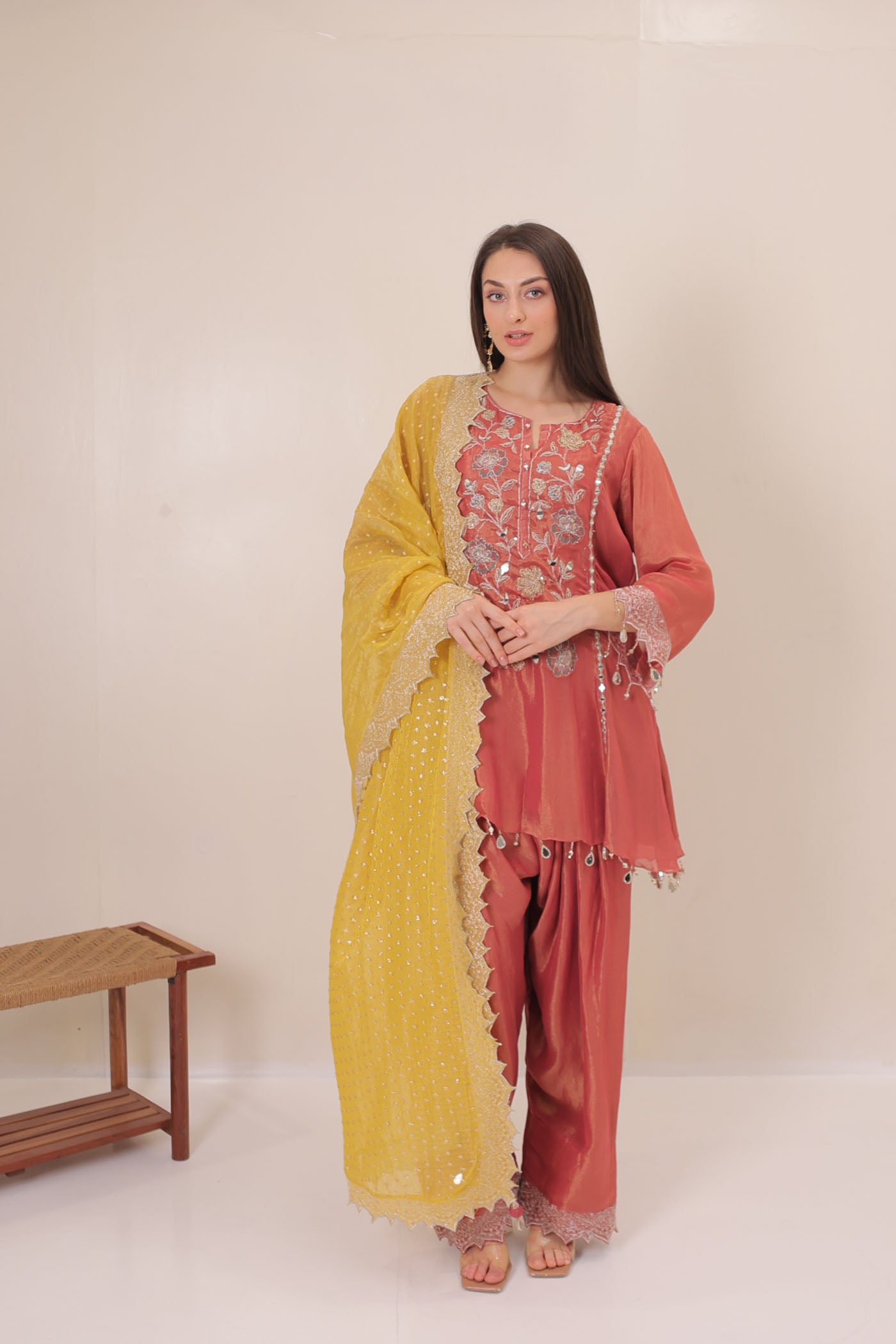 Samira Farsan Salwar Suit Set With Dupatta