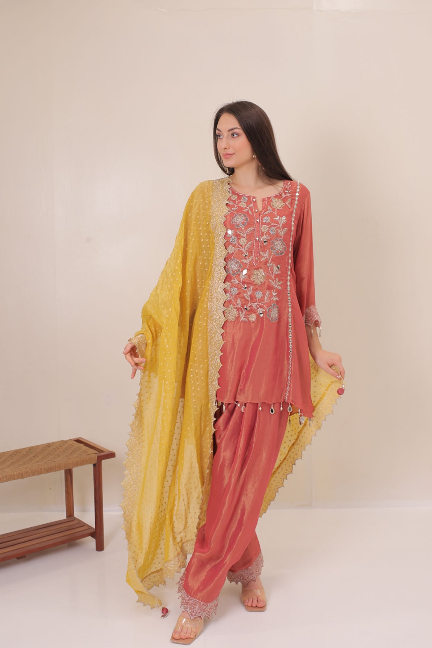 Samira Farsan Salwar Suit Set With Dupatta