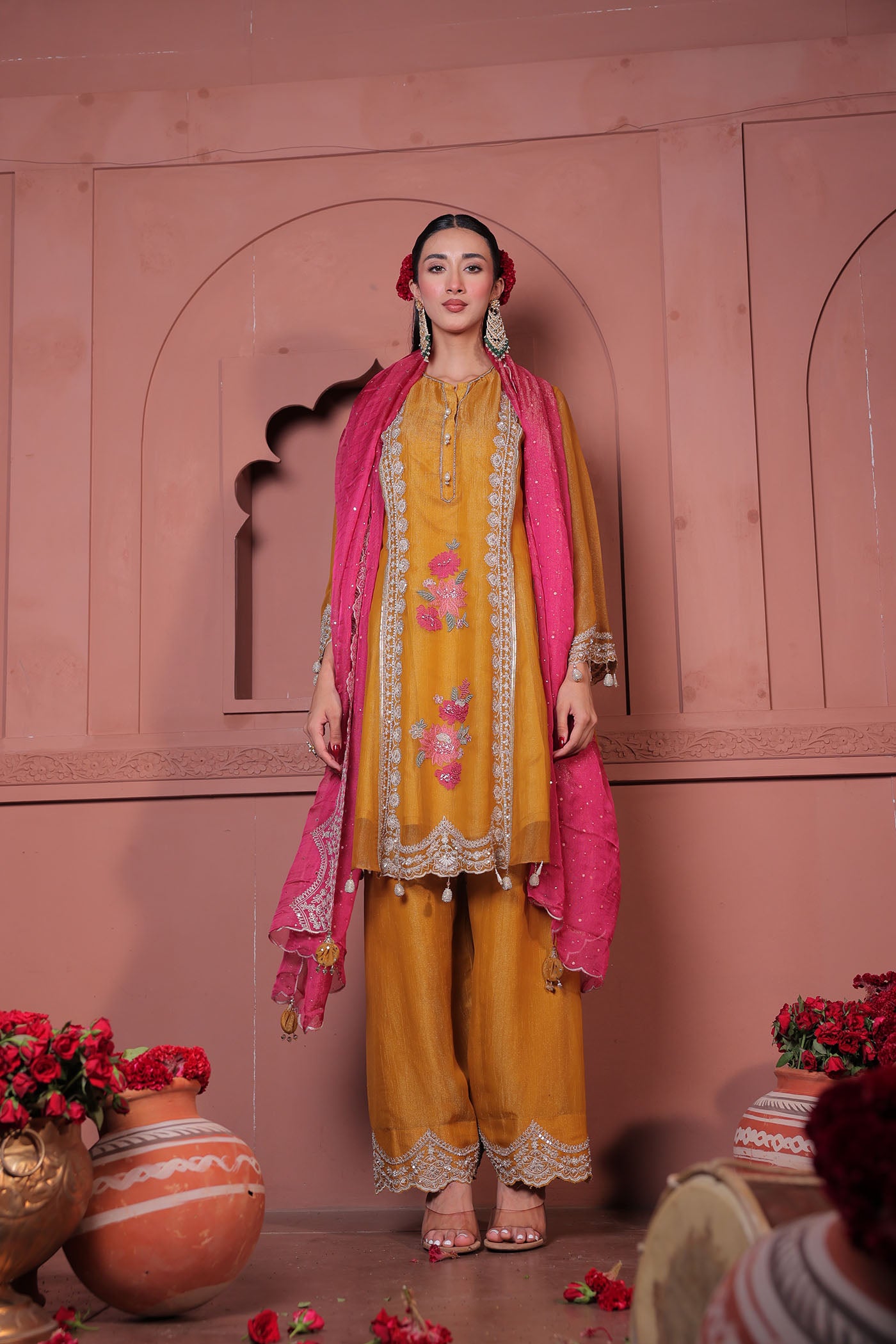 Amara Farsan Salwar Suit Set With Dupatta