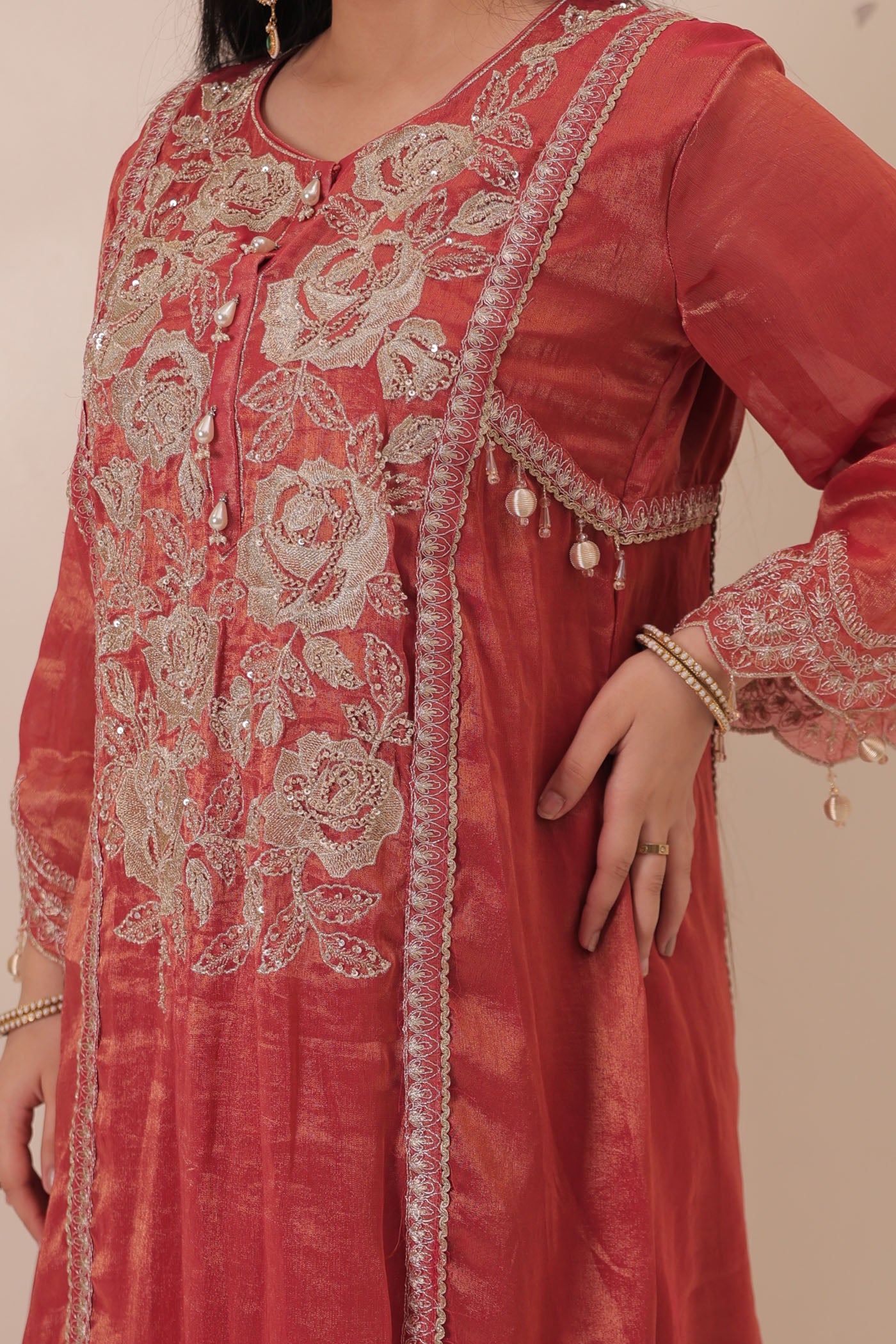 Zinia Farsan Salwar Suit Set With Dupatta