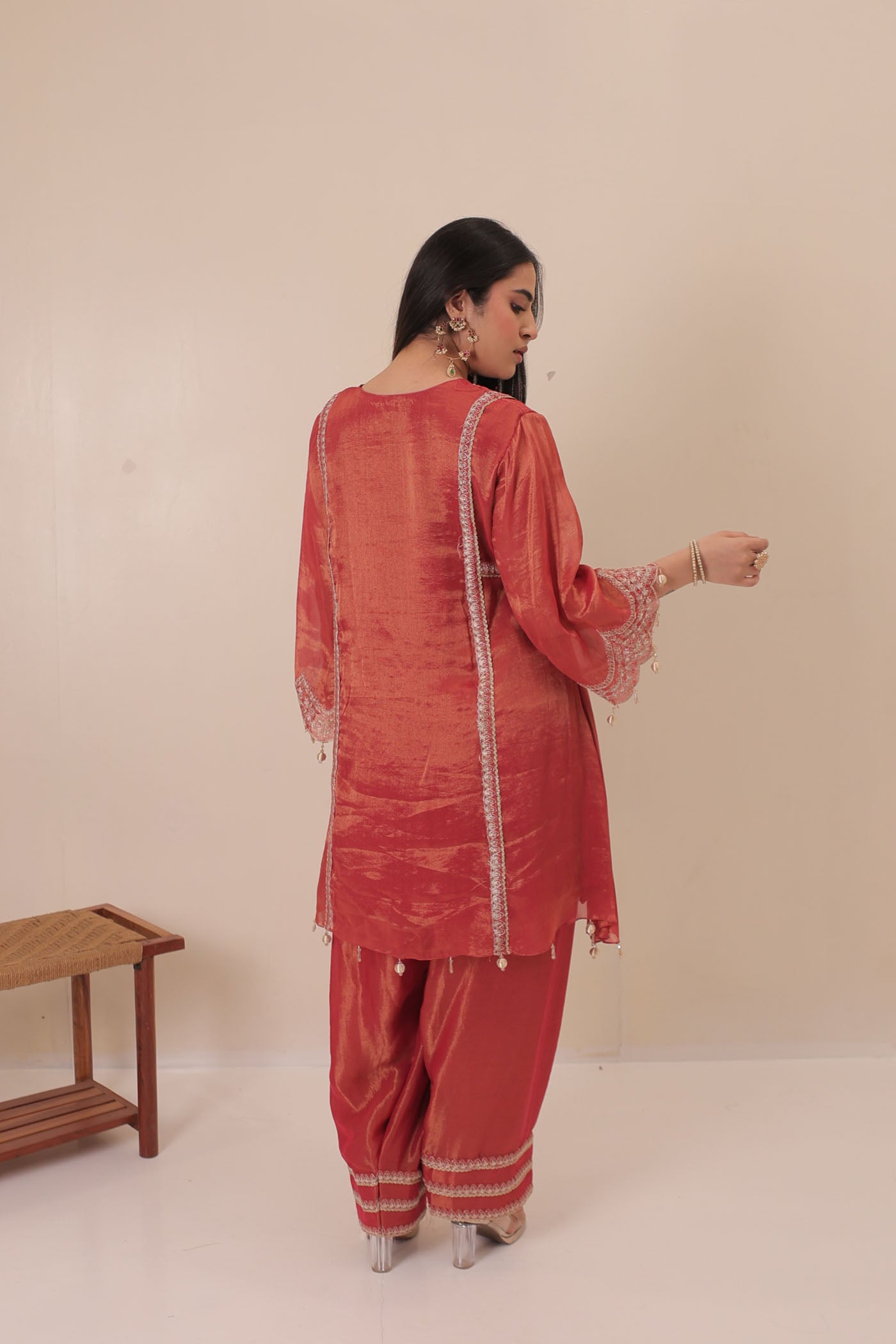 Zinia Farsan Salwar Suit Set With Dupatta