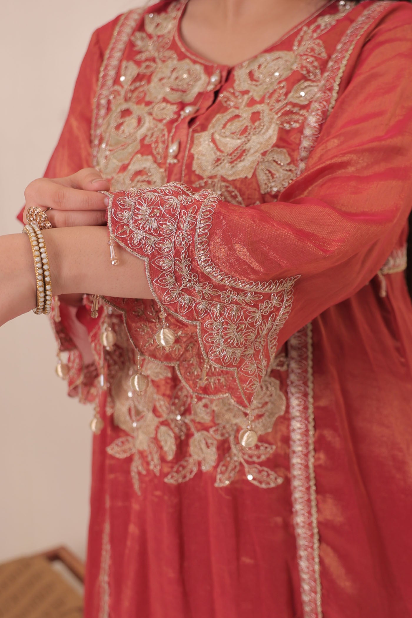 Zinia Farsan Salwar Suit Set With Dupatta