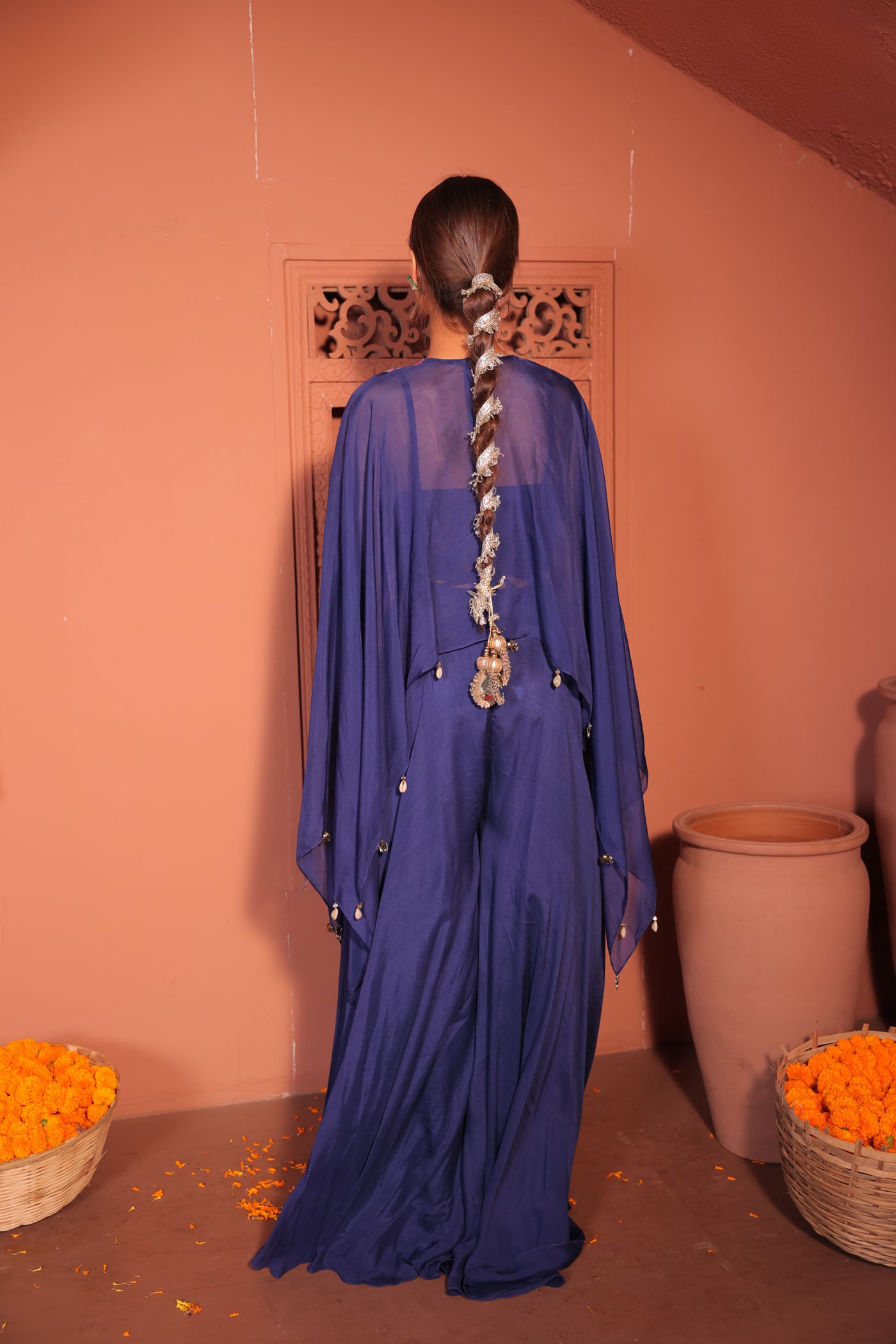 Ekisha Palazzo with Short Kaftan