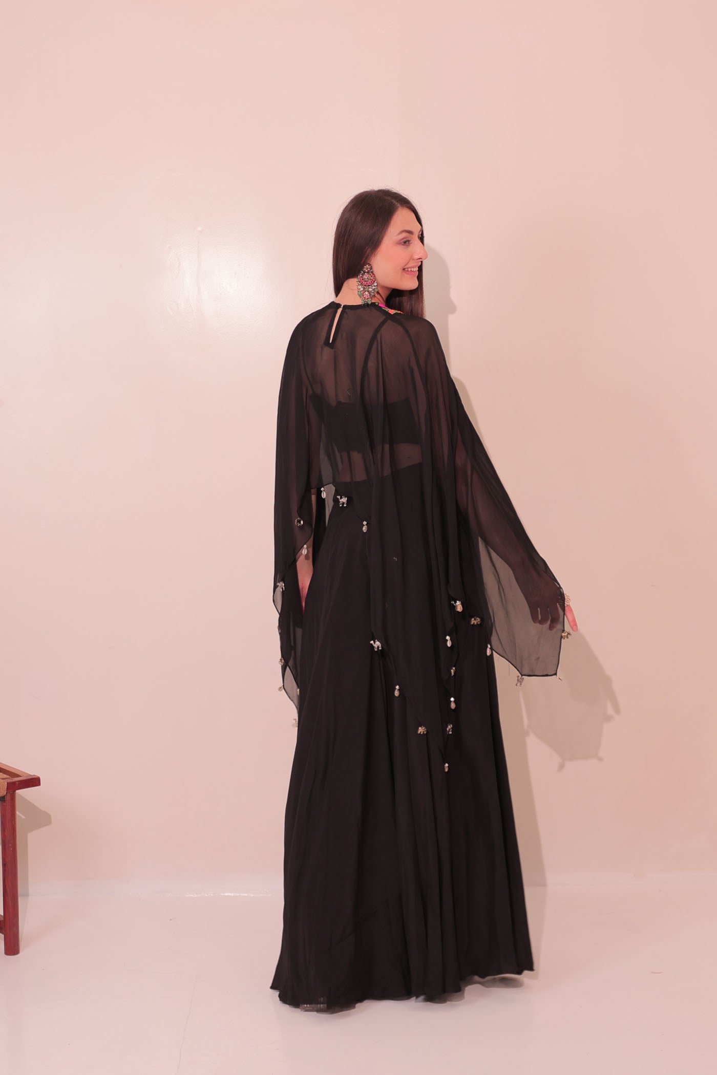 Ekisha Palazzo with Short Kaftan