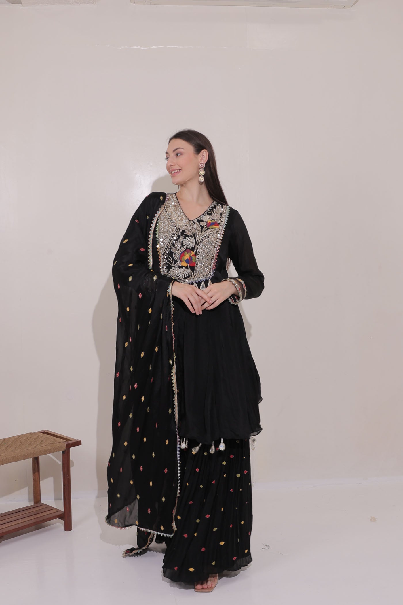 Nysa Sharara Suit Set With Dupatta
