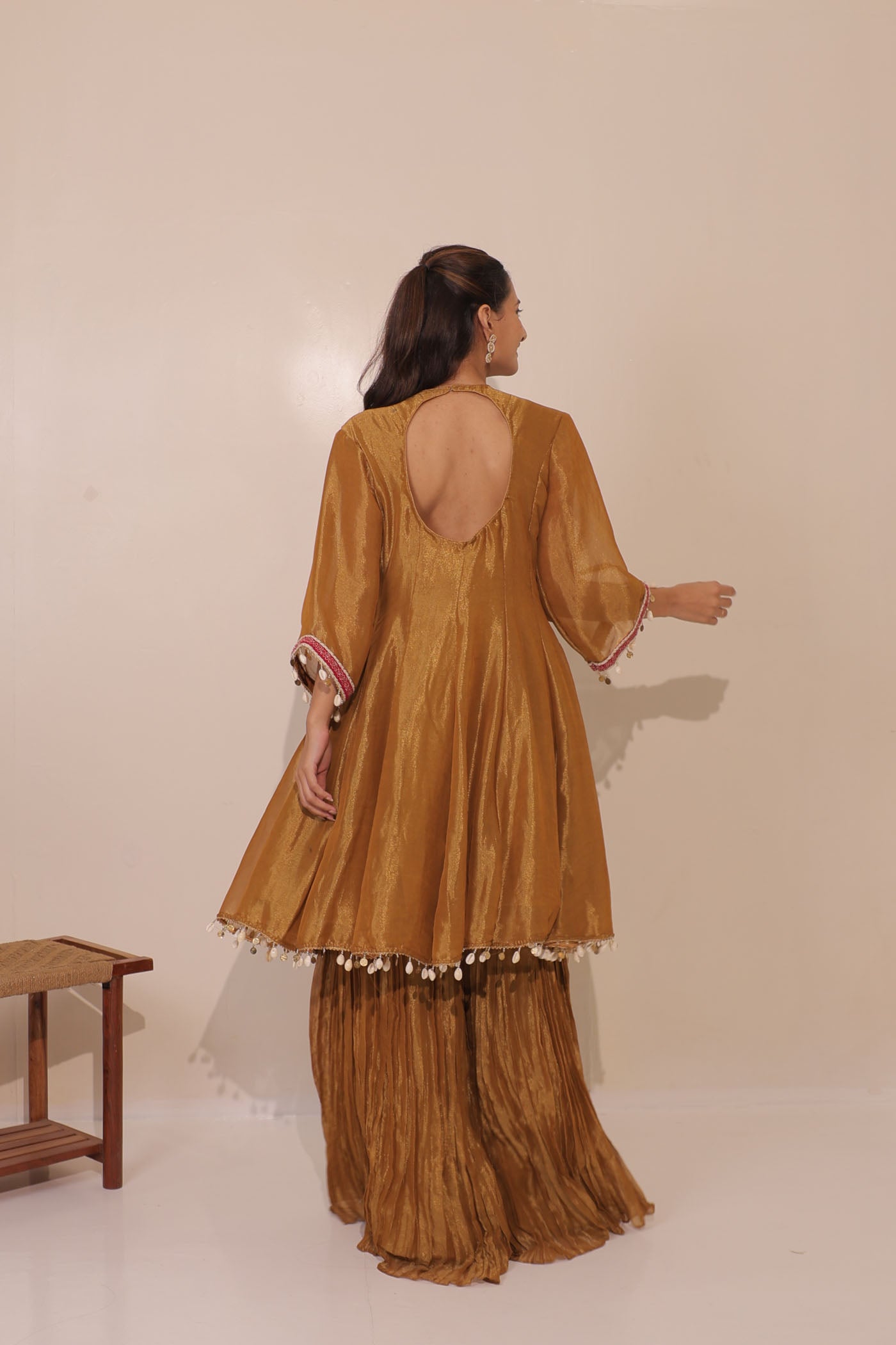 Sidra Sharara Suit Set With Dupatta