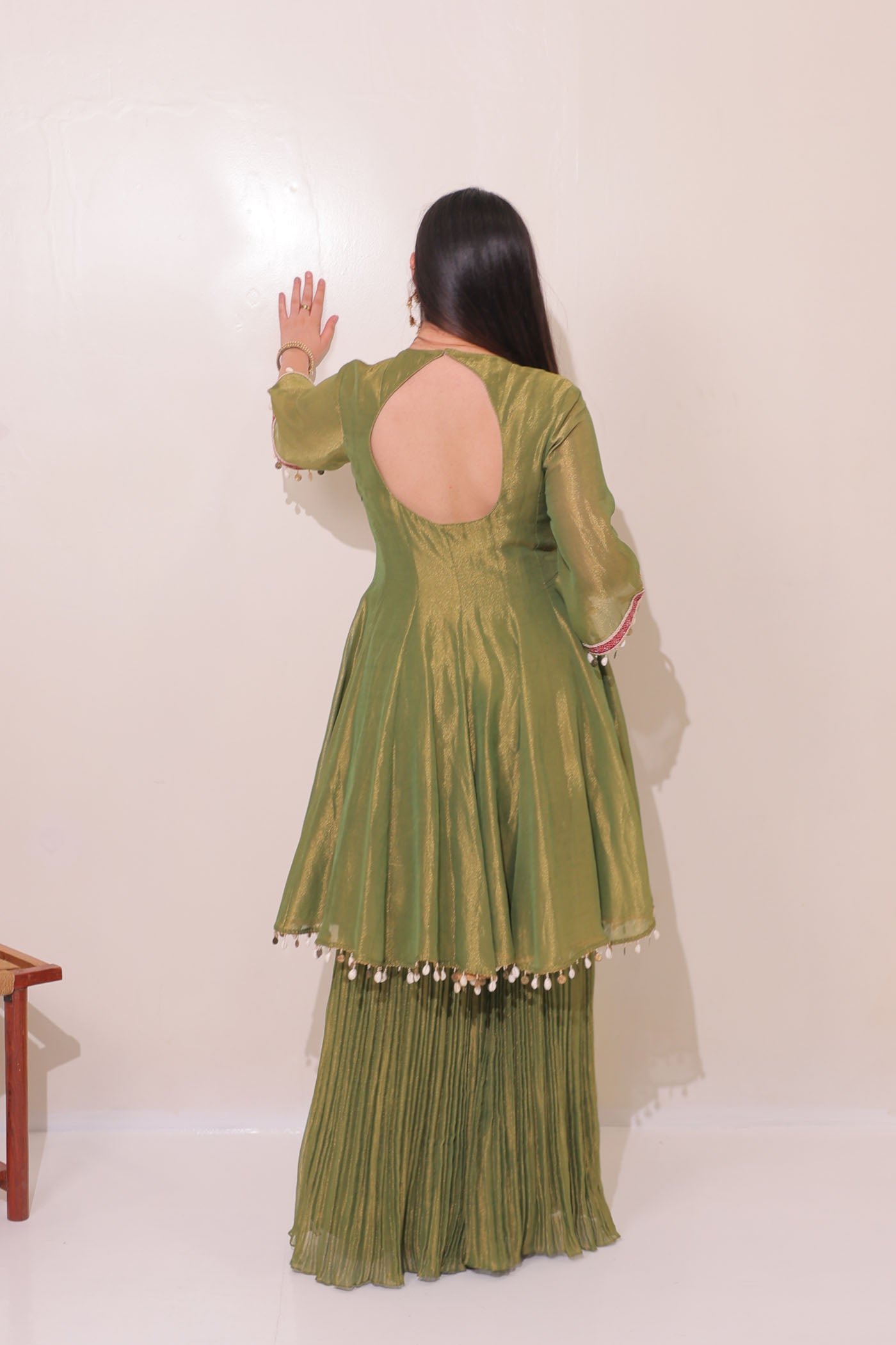 Sidra Sharara Suit Set With Dupatta