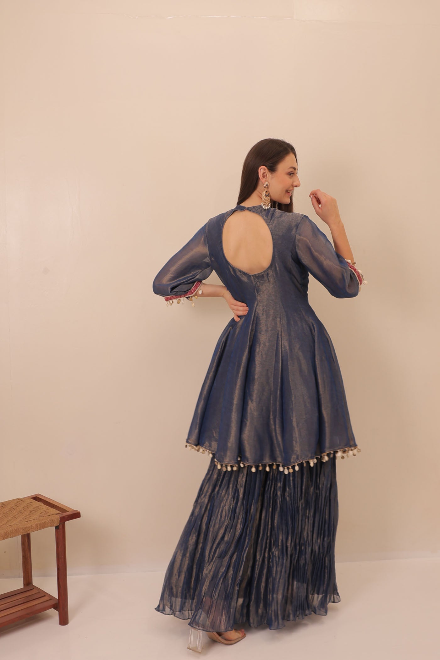 Sidra Sharara Suit Set With Dupatta