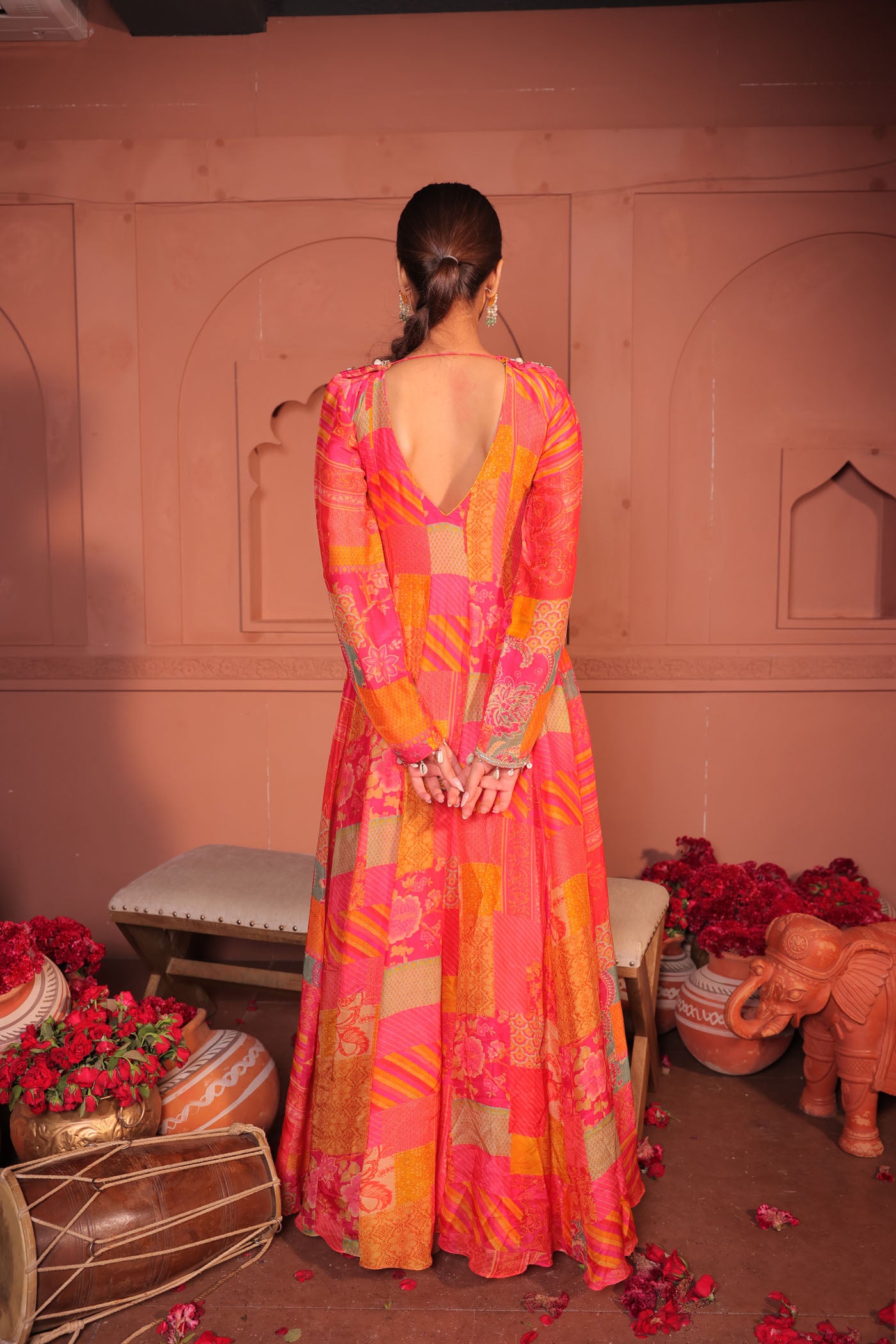 Natasha Luthra In Aria Bloom Gown