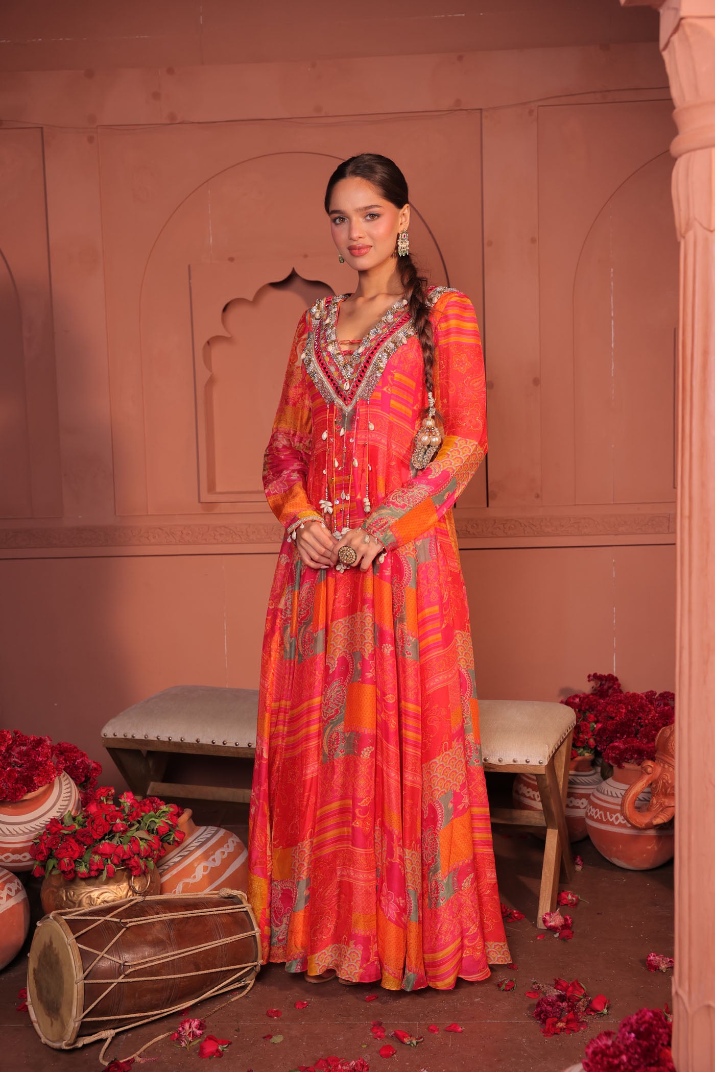 Natasha Luthra In Aria Bloom Gown
