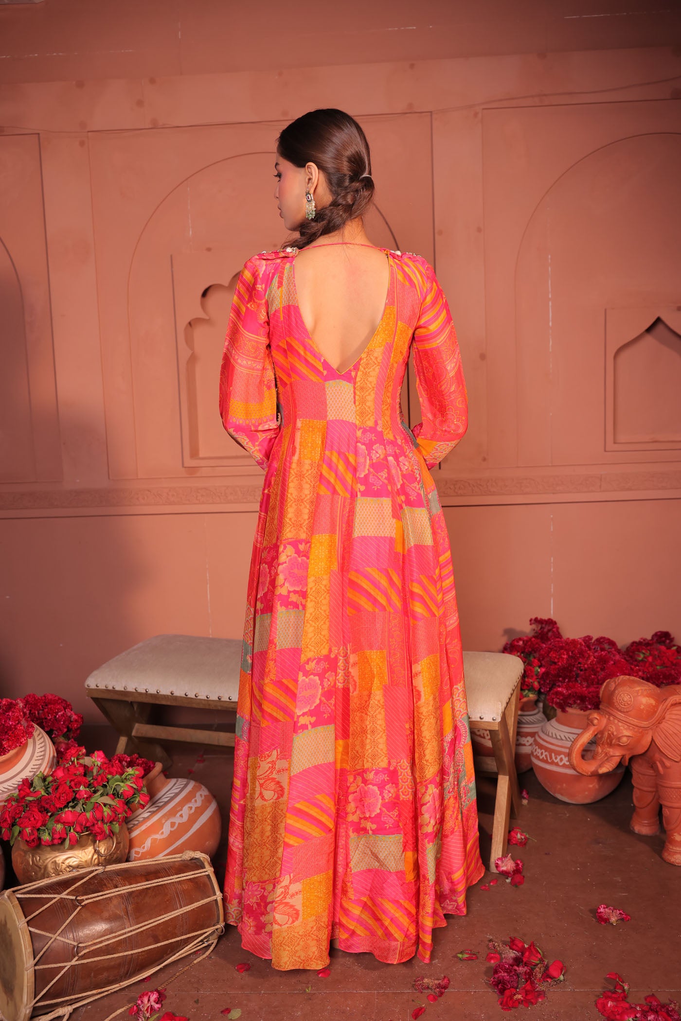 Natasha Luthra In Aria Bloom Gown