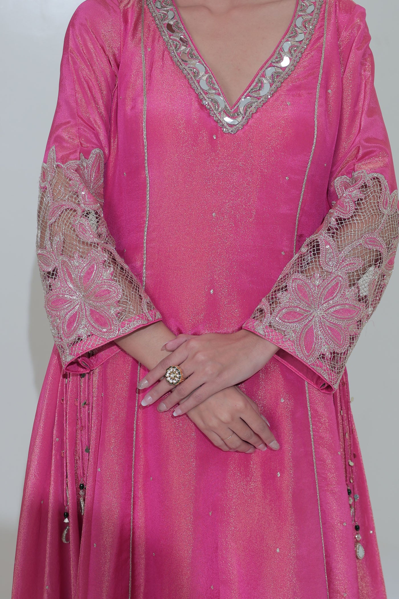 Arisha Panel Flow Anarkali Set
