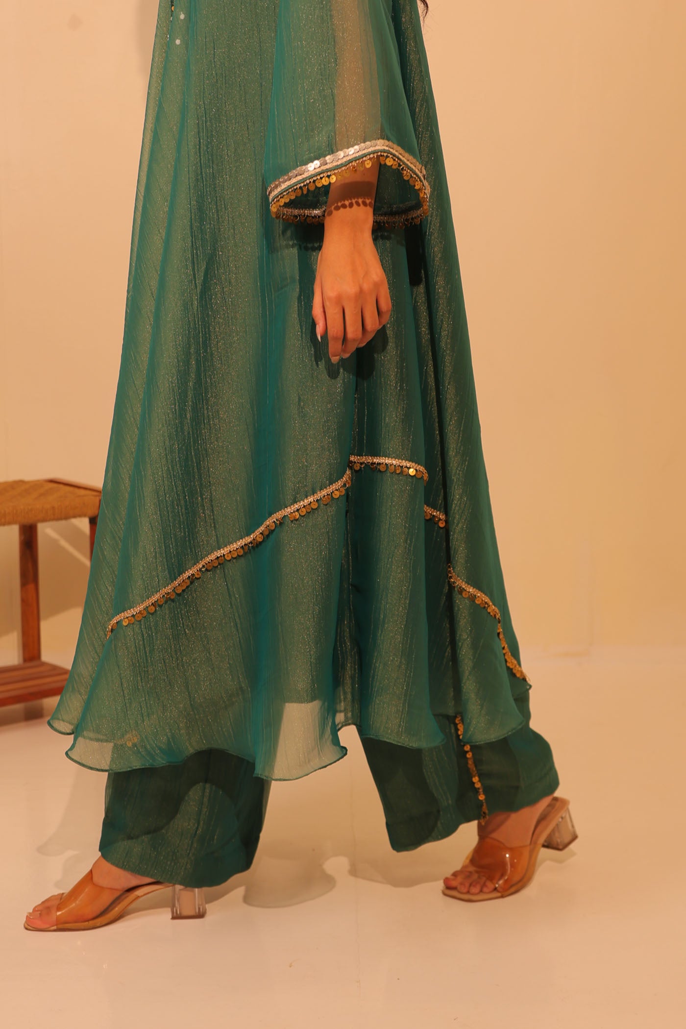 Seren A-Line Palaazo Set