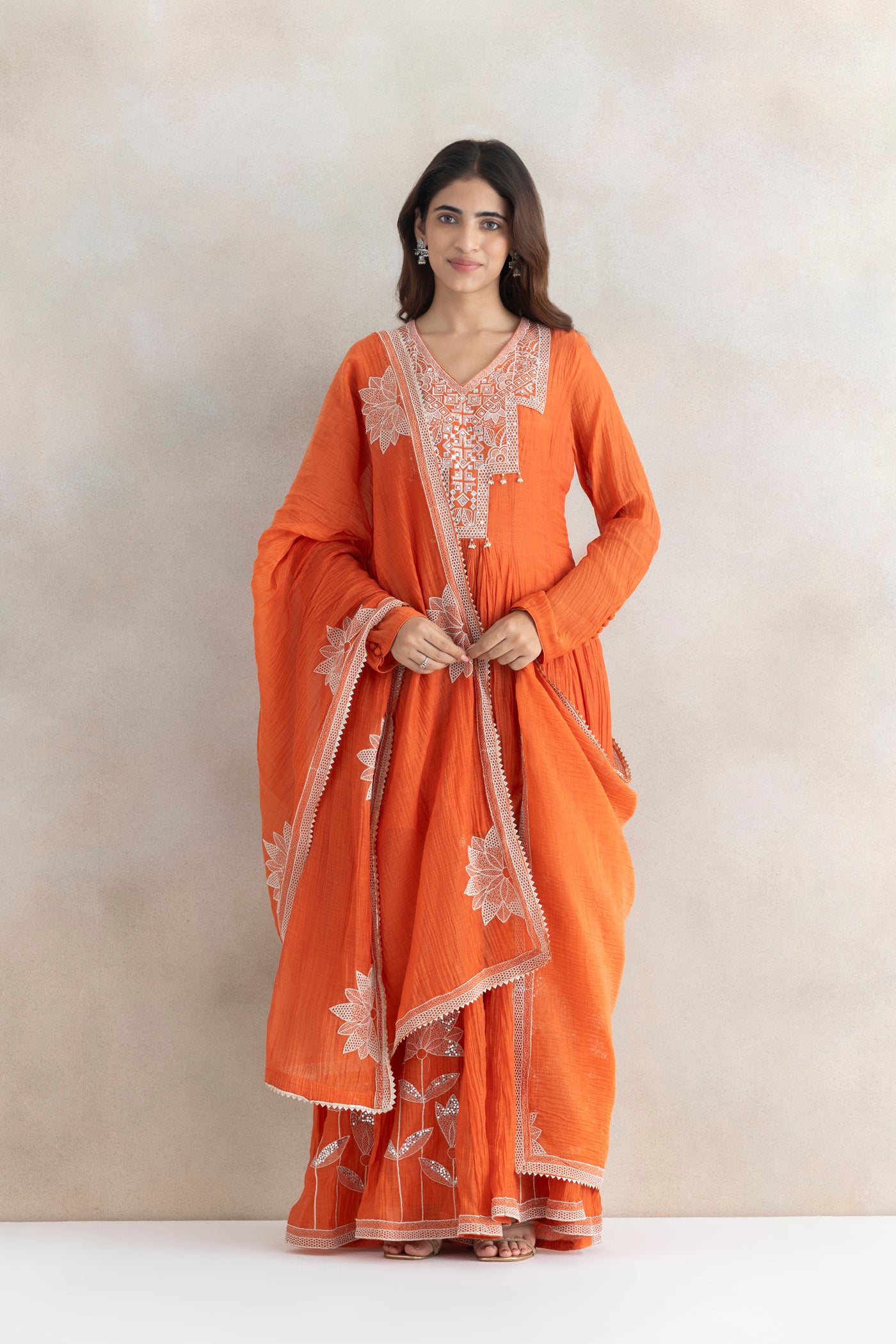 Zari Mirror Sharara Set