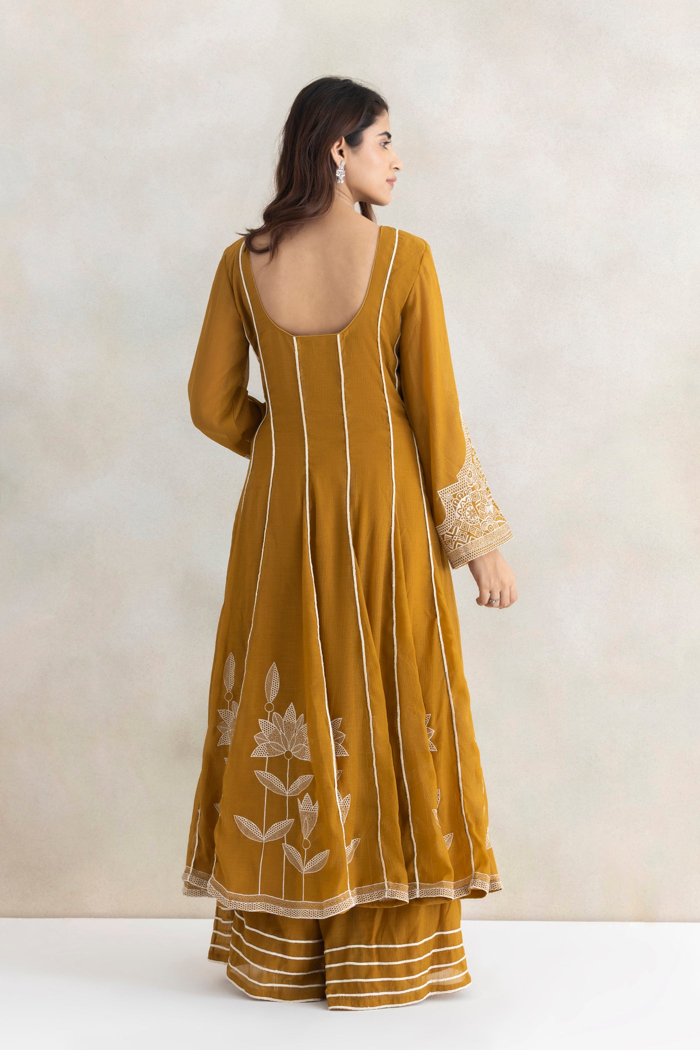 Lace Noor Anarkali Set