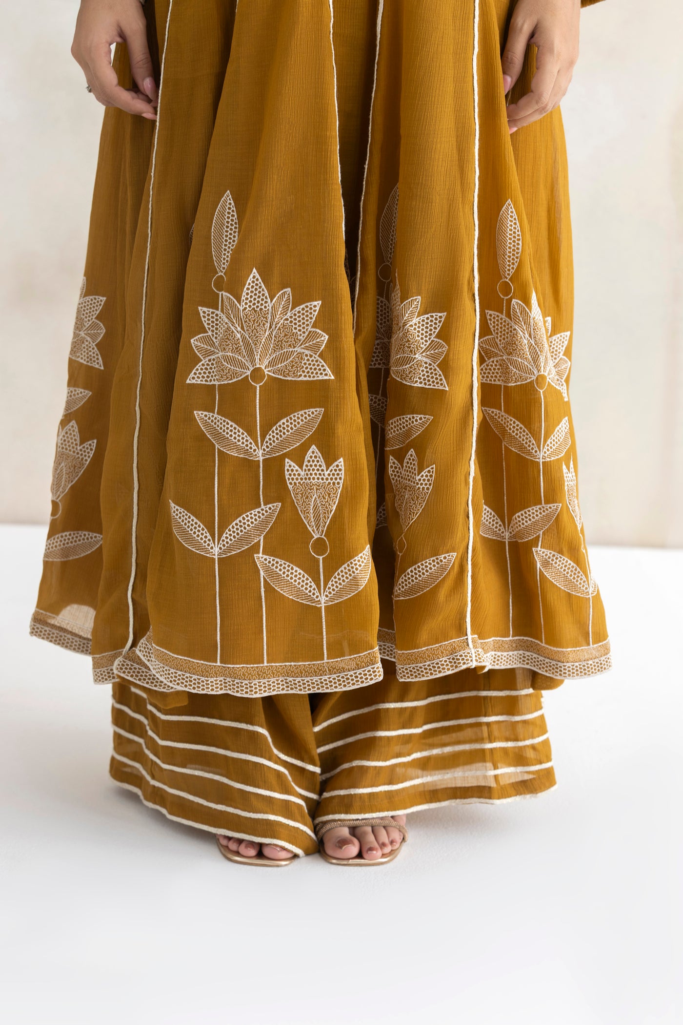 Lace Noor Anarkali Set