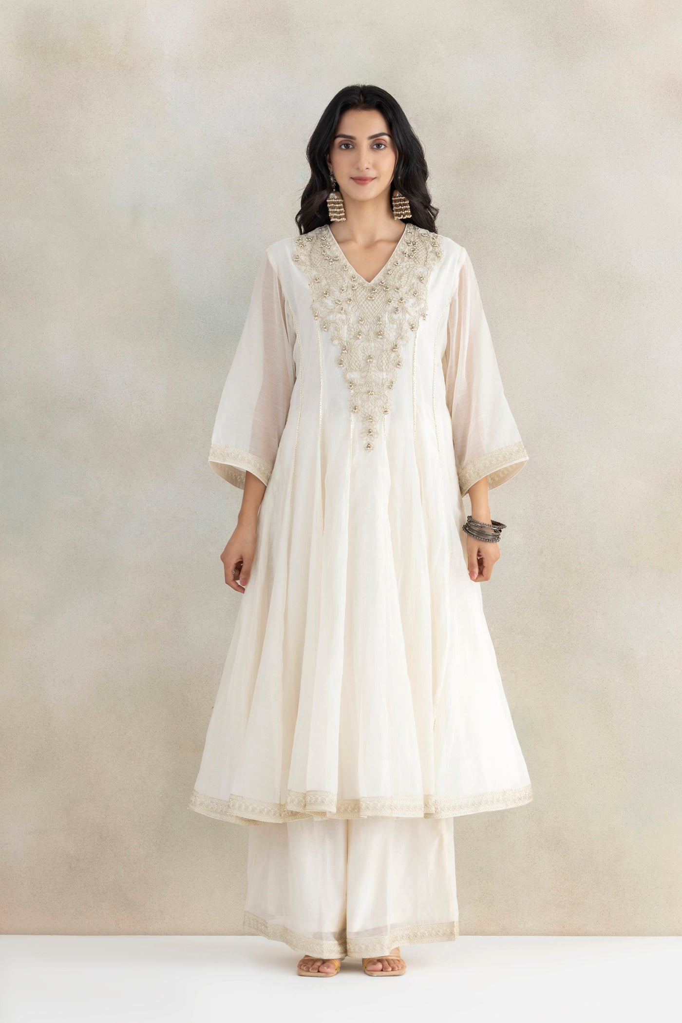 Ghungroo Lace Anarkali Set