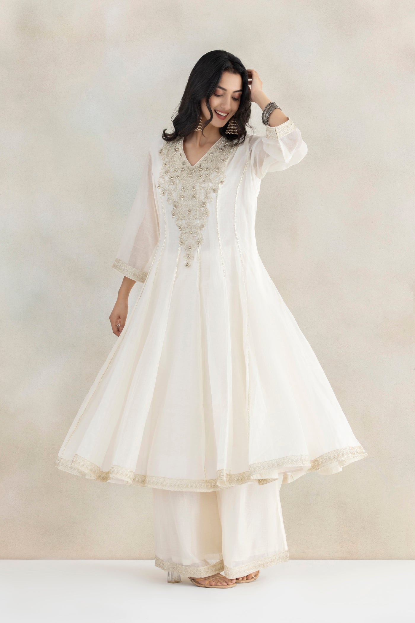 Ghungroo Lace Anarkali Set