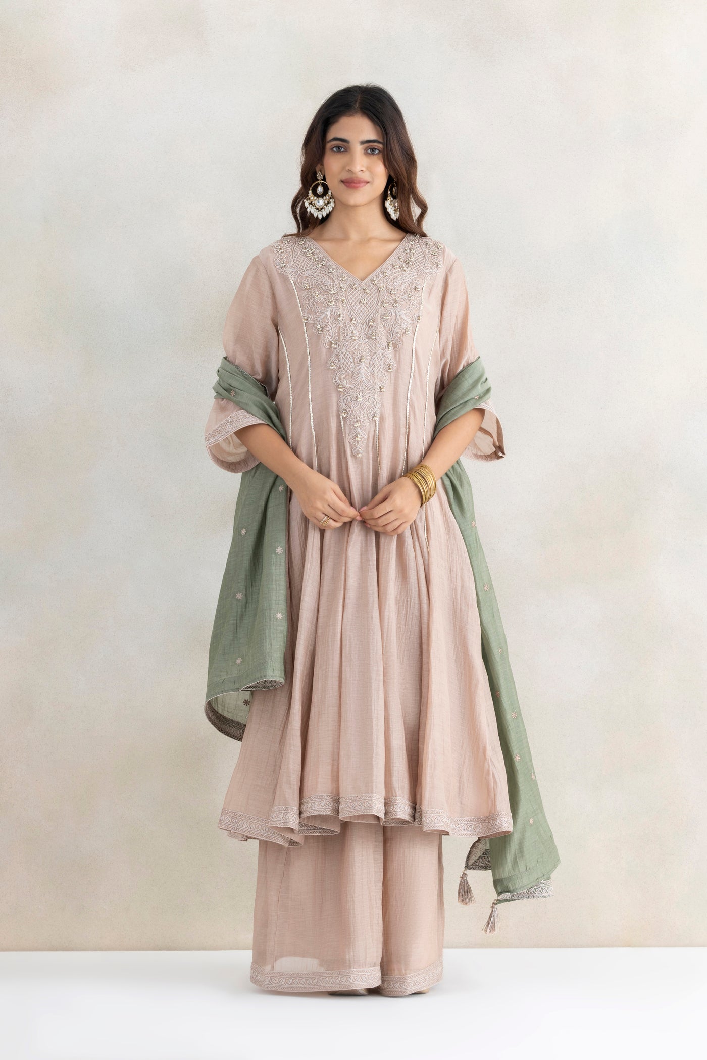 Ghungroo Lace Anarkali Set