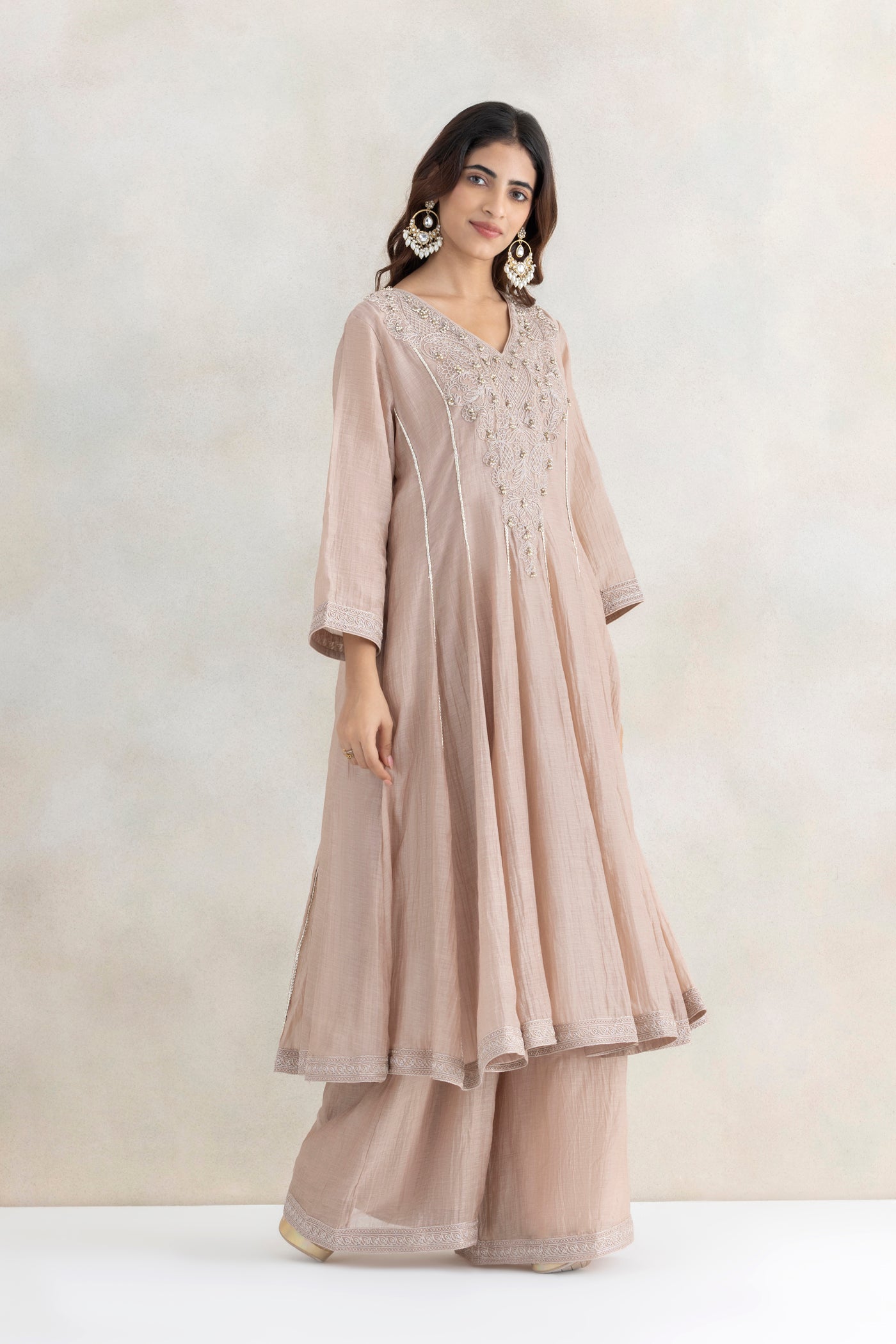 Ghungroo Lace Anarkali Set