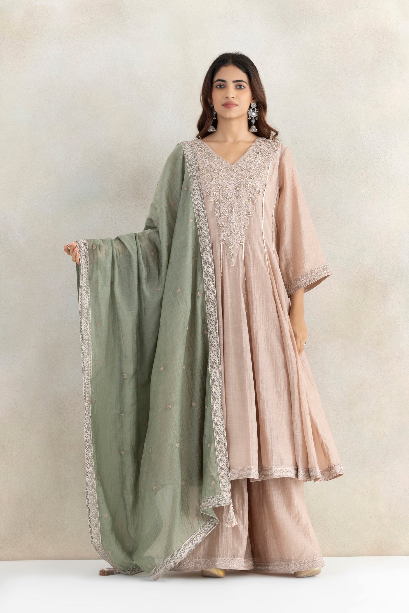 Ghungroo Lace Anarkali Set