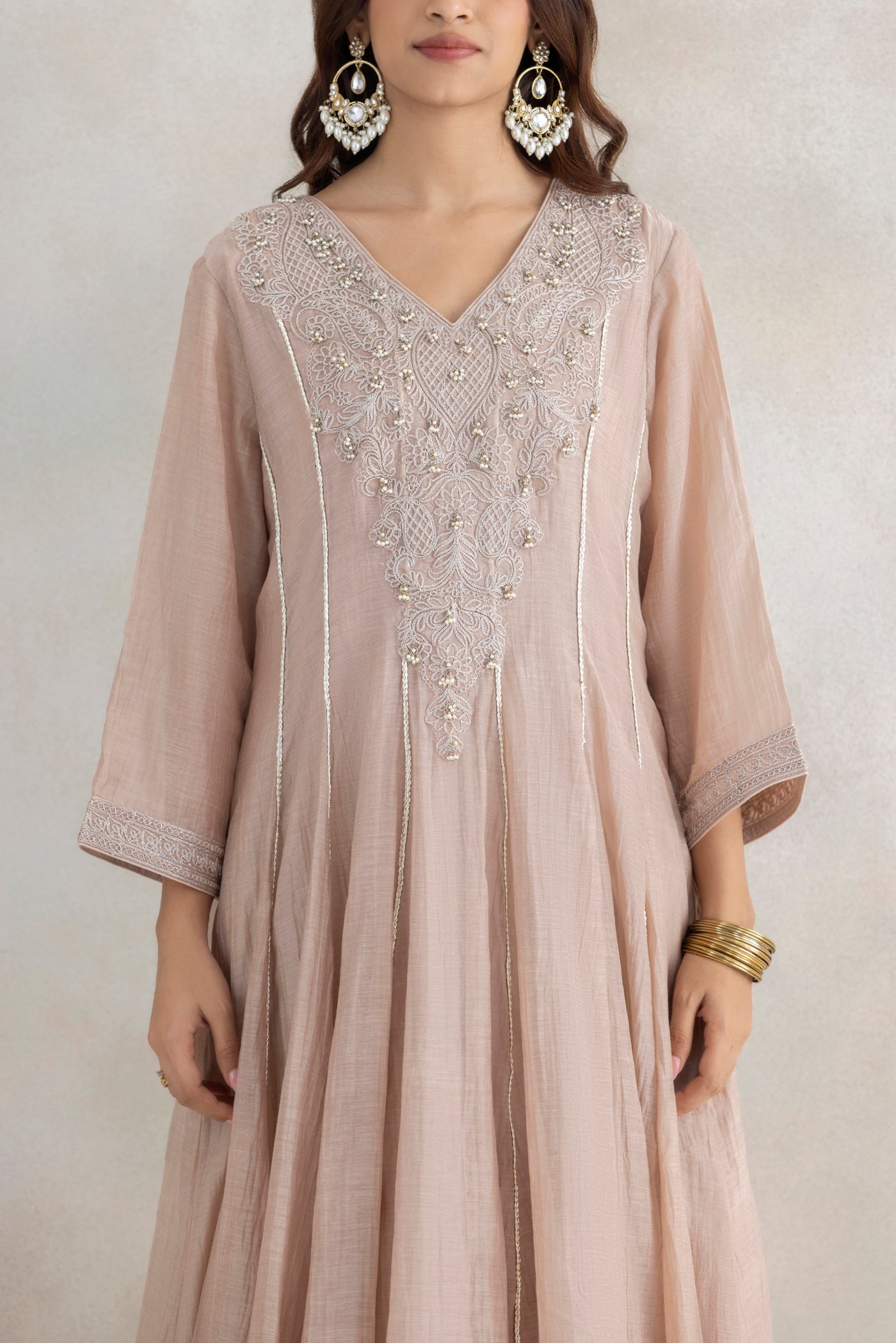 Ghungroo Lace Anarkali Set