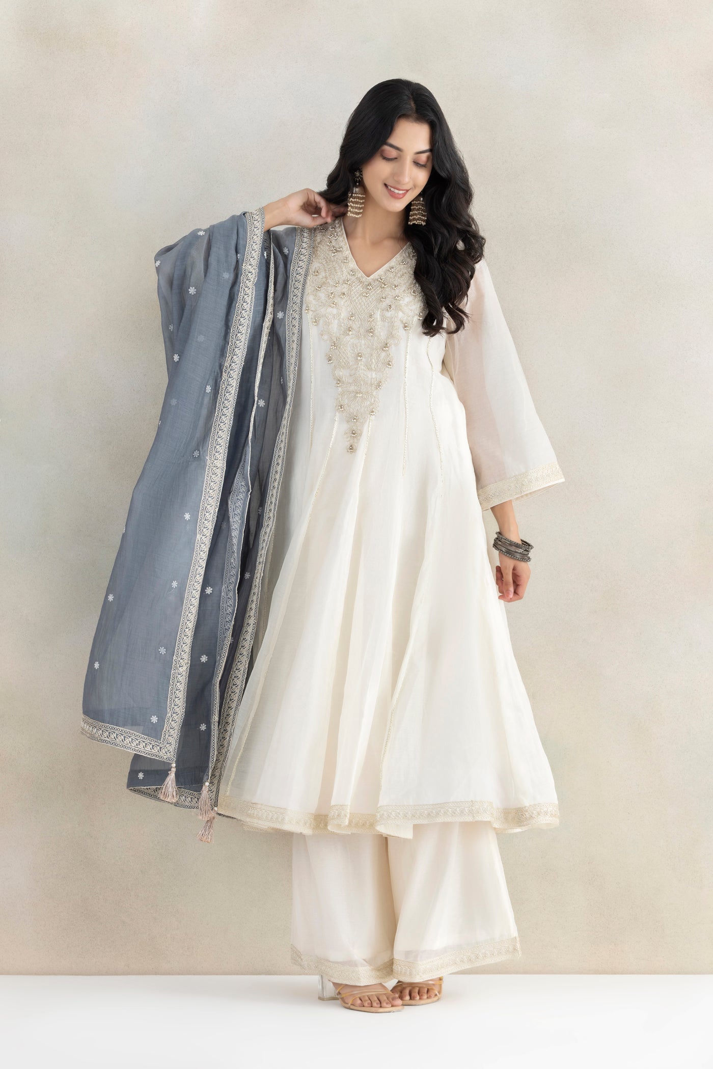 Ghungroo Lace Anarkali Set