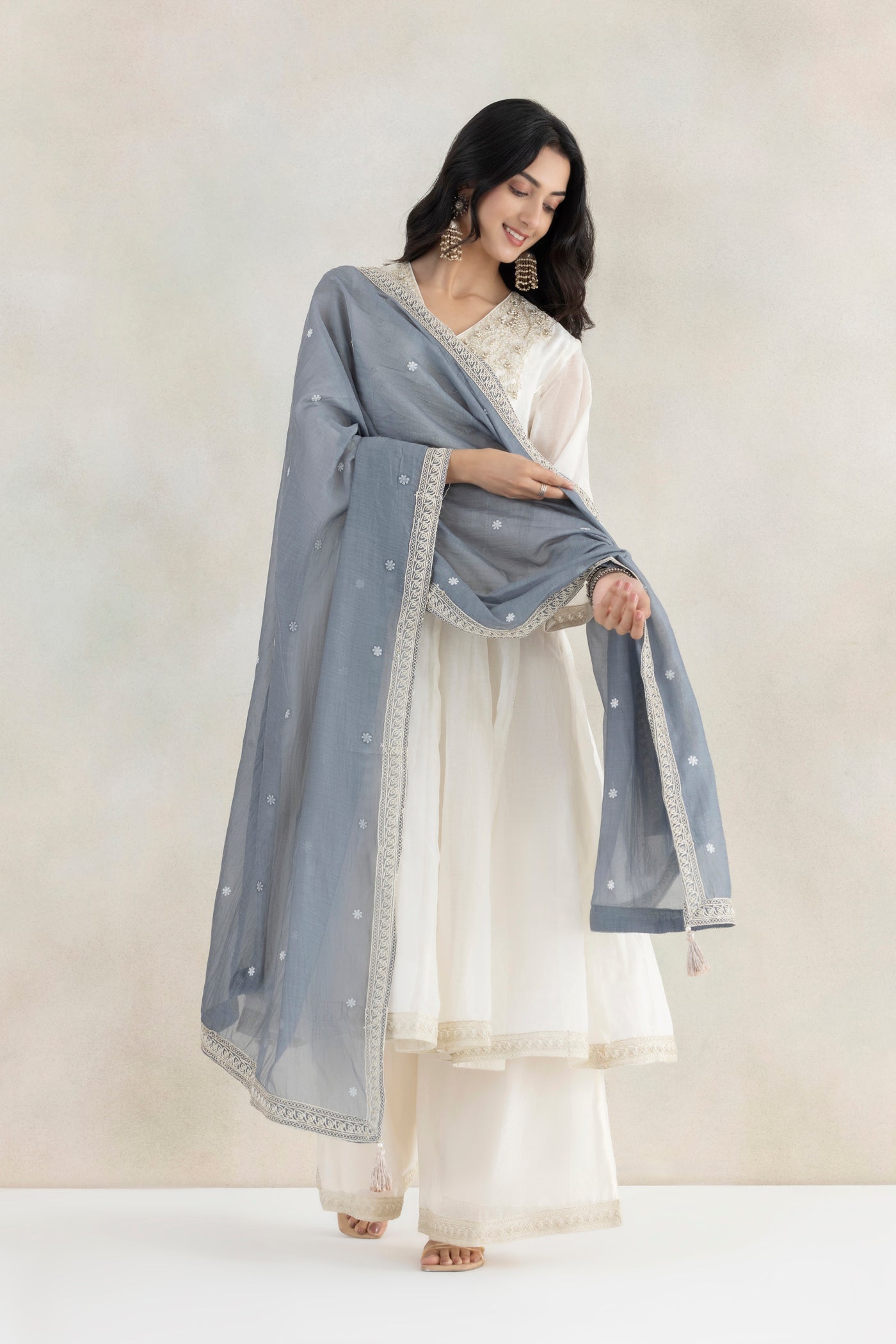 Ghungroo Lace Anarkali Set